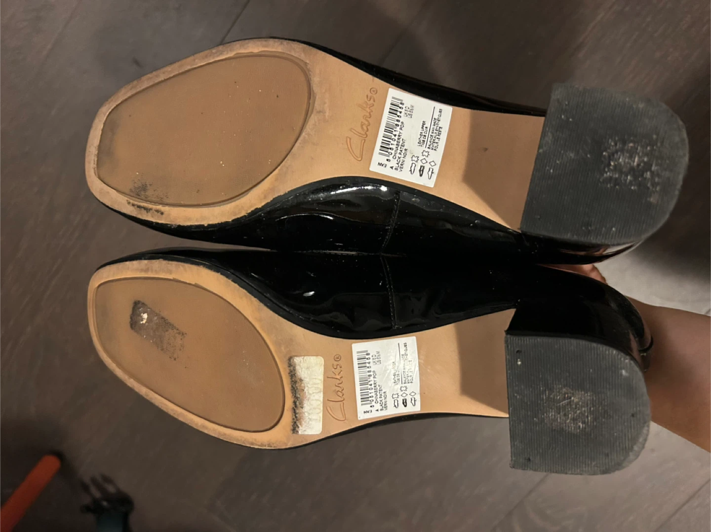 Clarks Narrative Black Patent Mary Jane Shoes - photo 3