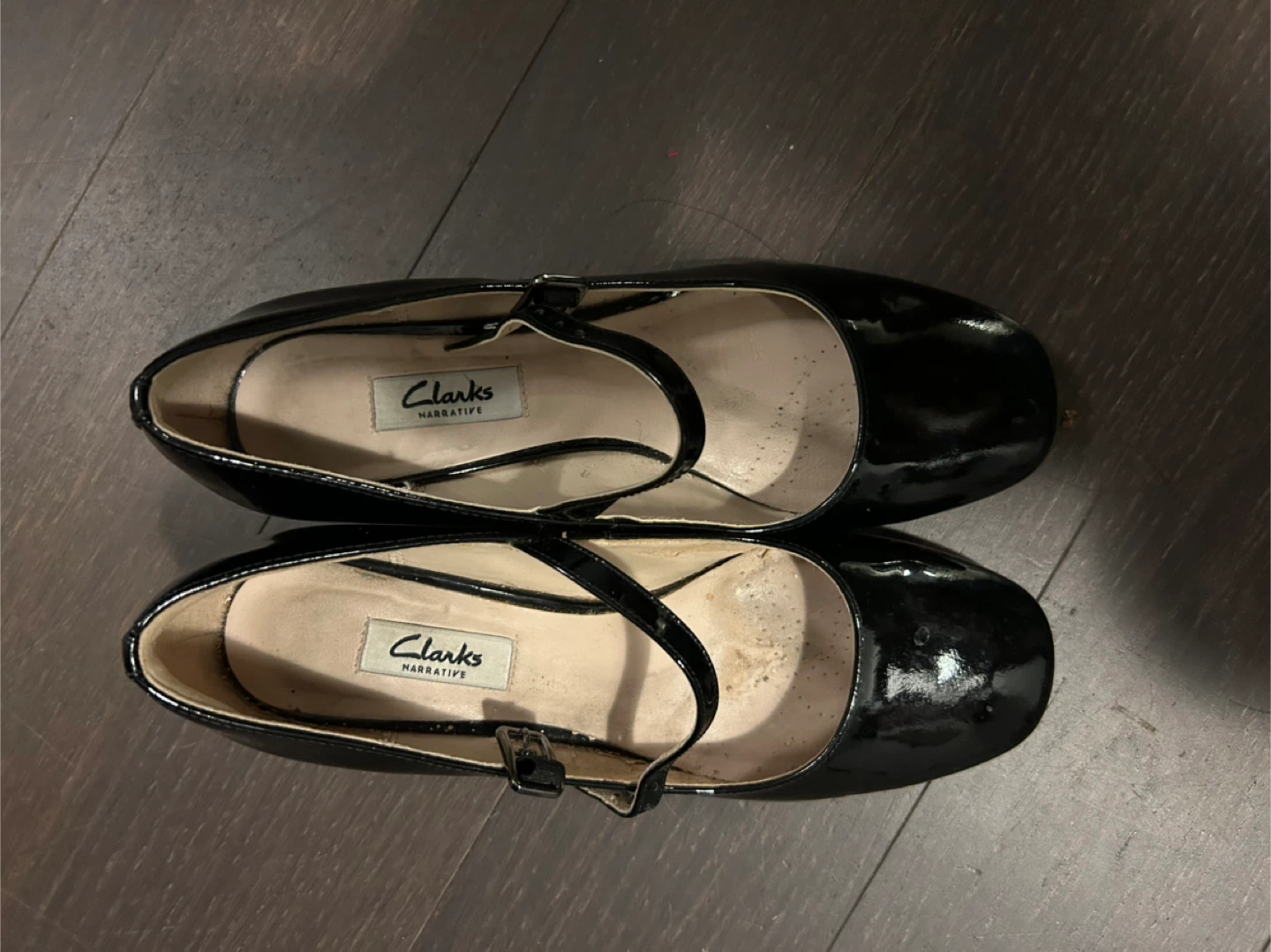 Clarks Narrative Black Patent Mary Jane Shoes - photo 4