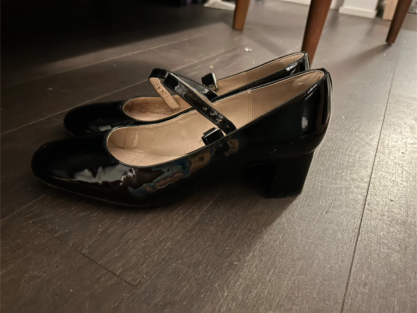 Clarks Narrative Black Patent Mary Jane Shoes - photo 2