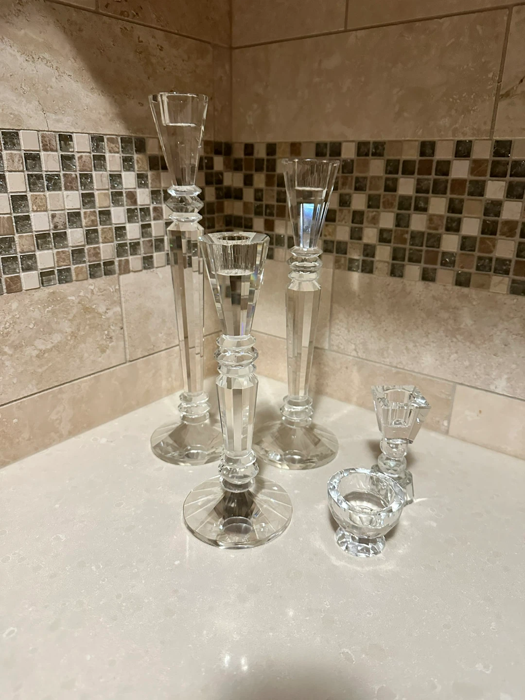 Crystal Candle Holders