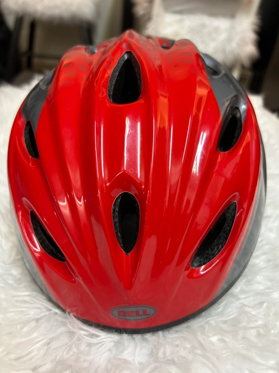 Bell Bike Helmet - Red & Grey