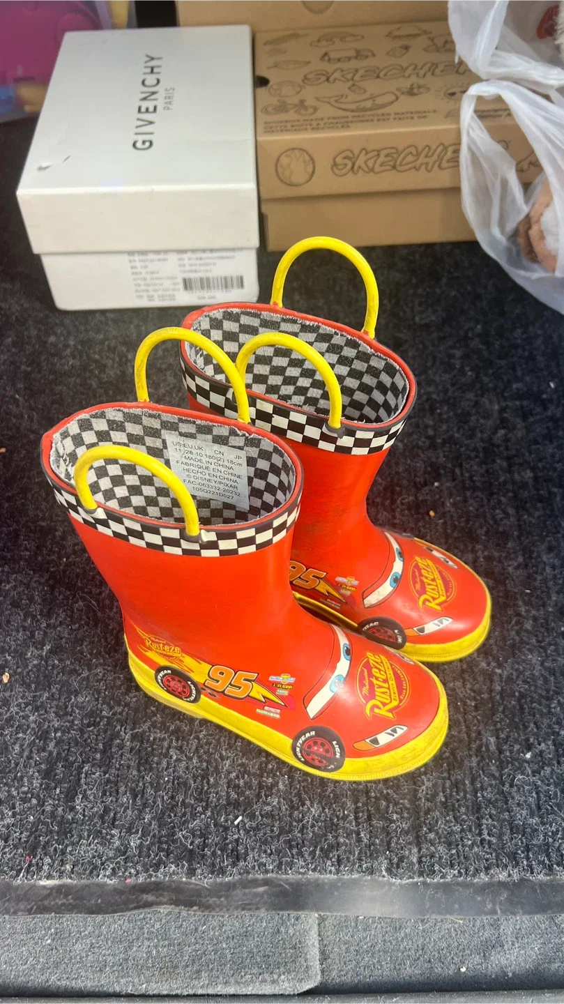 Disney Cars Rain Boots - Size 11 thumbnail