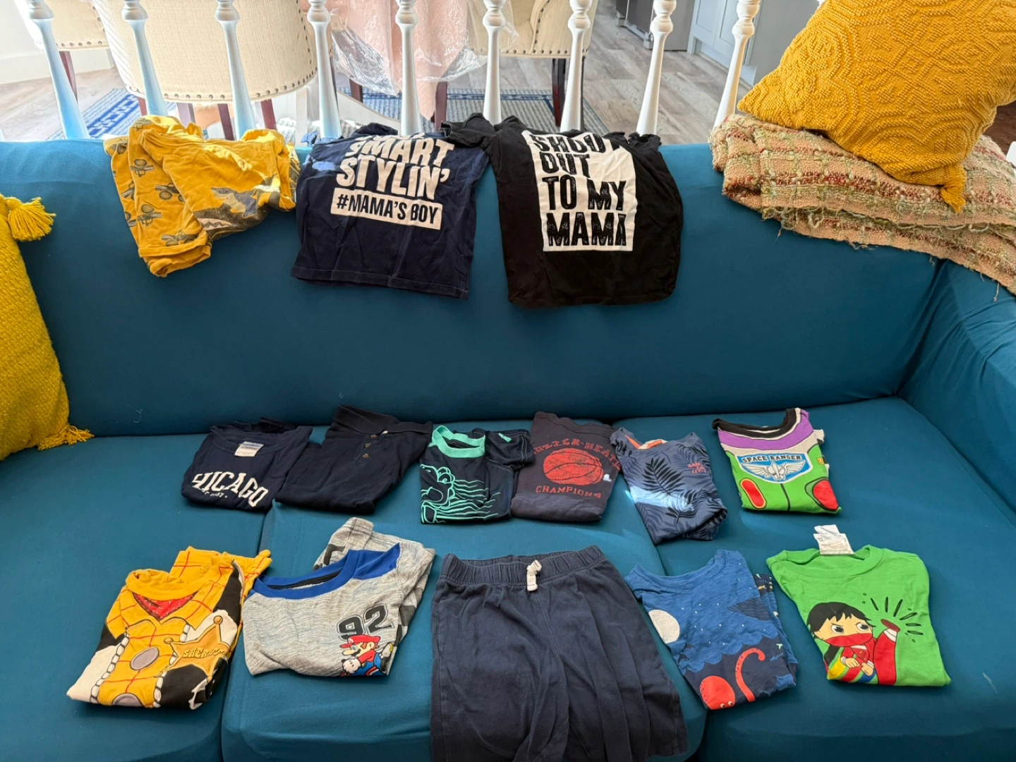 Kids' Assorted T-Shirts and Pants size 5