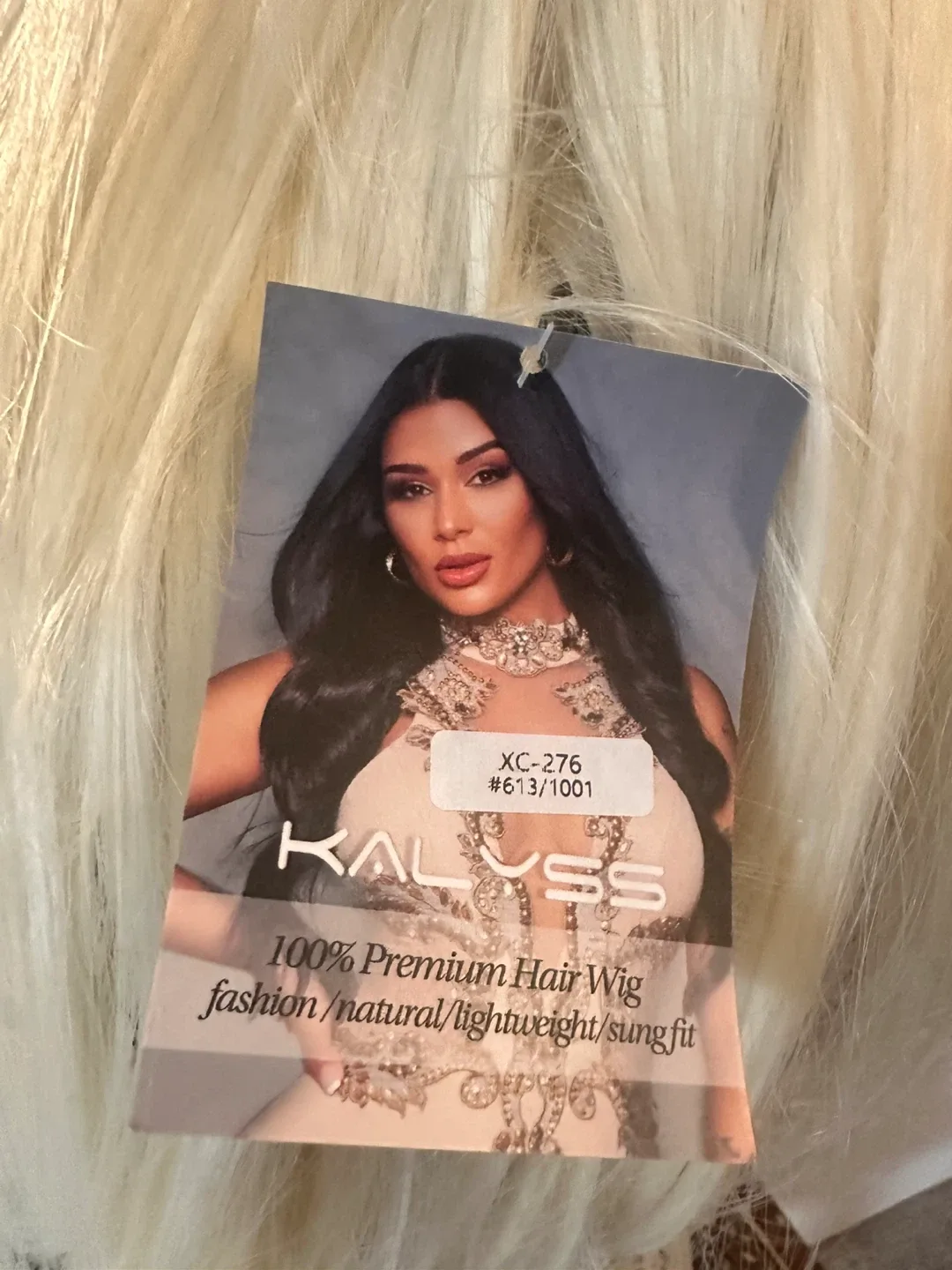 Kalyyss XC-276 Blonde Wig image indicator(4)