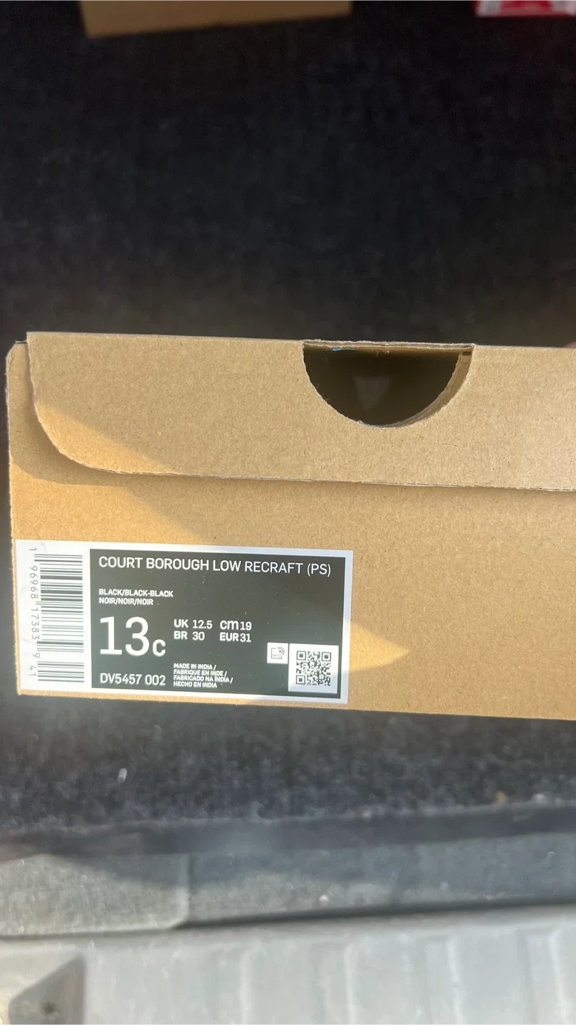 Nike Court Borough Low Recraft (PS) Size 13C image indicator(4)