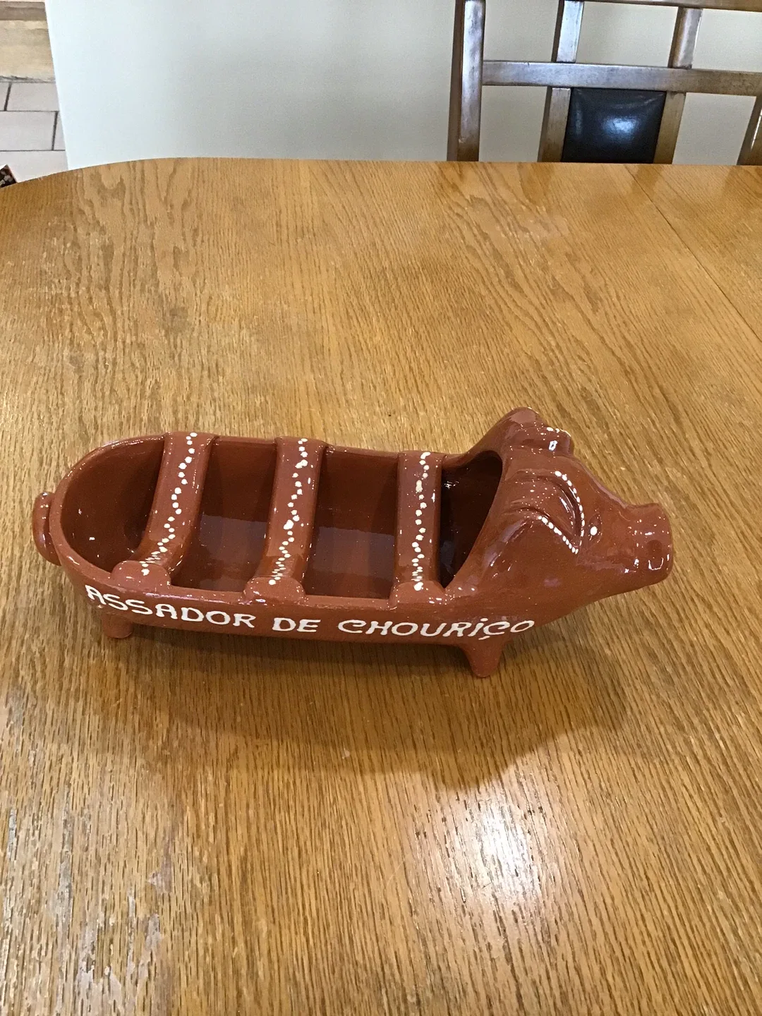 Assador de Chouriço - Pig Shaped Chorizo Roaster image indicator(2)