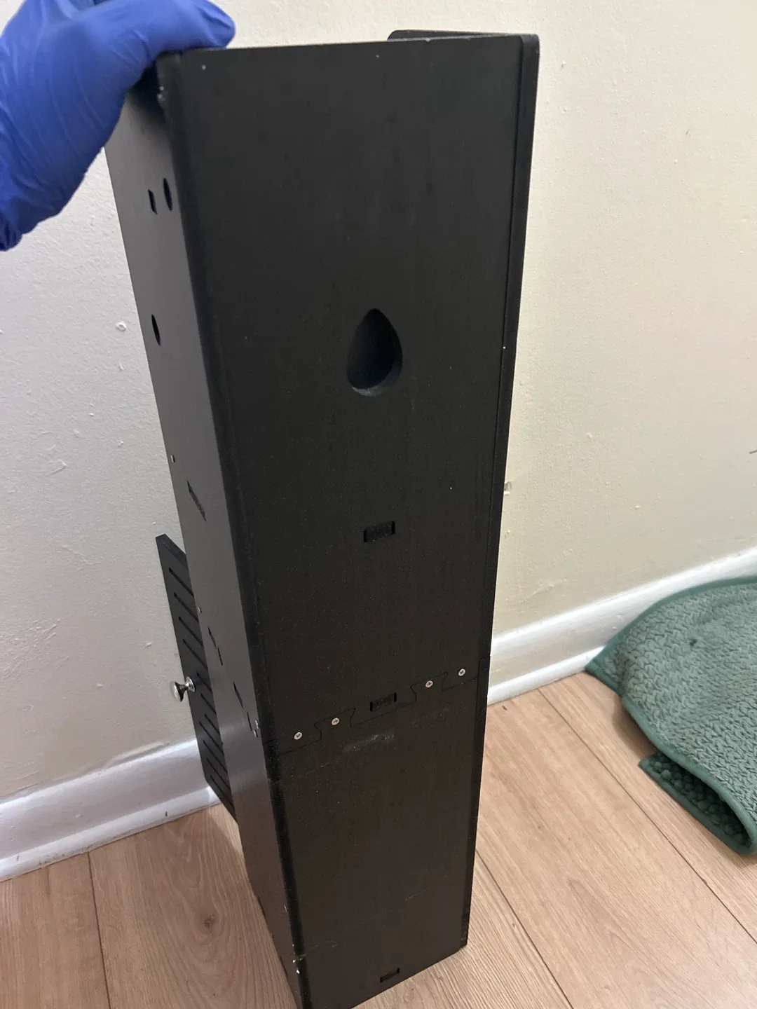 Black Wooden Bathroom Shelf image indicator(3)