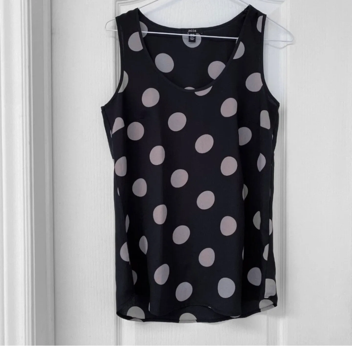 JACOB - Polka Dot Sleeveless Top thumbnail