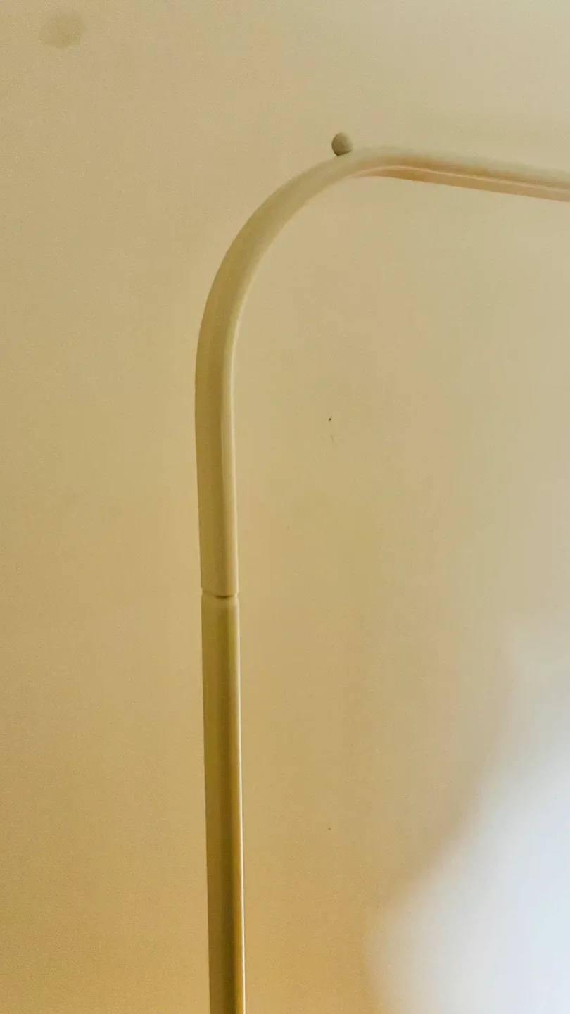 IKEA Mulig White Metal Clothing Rack image indicator(2)