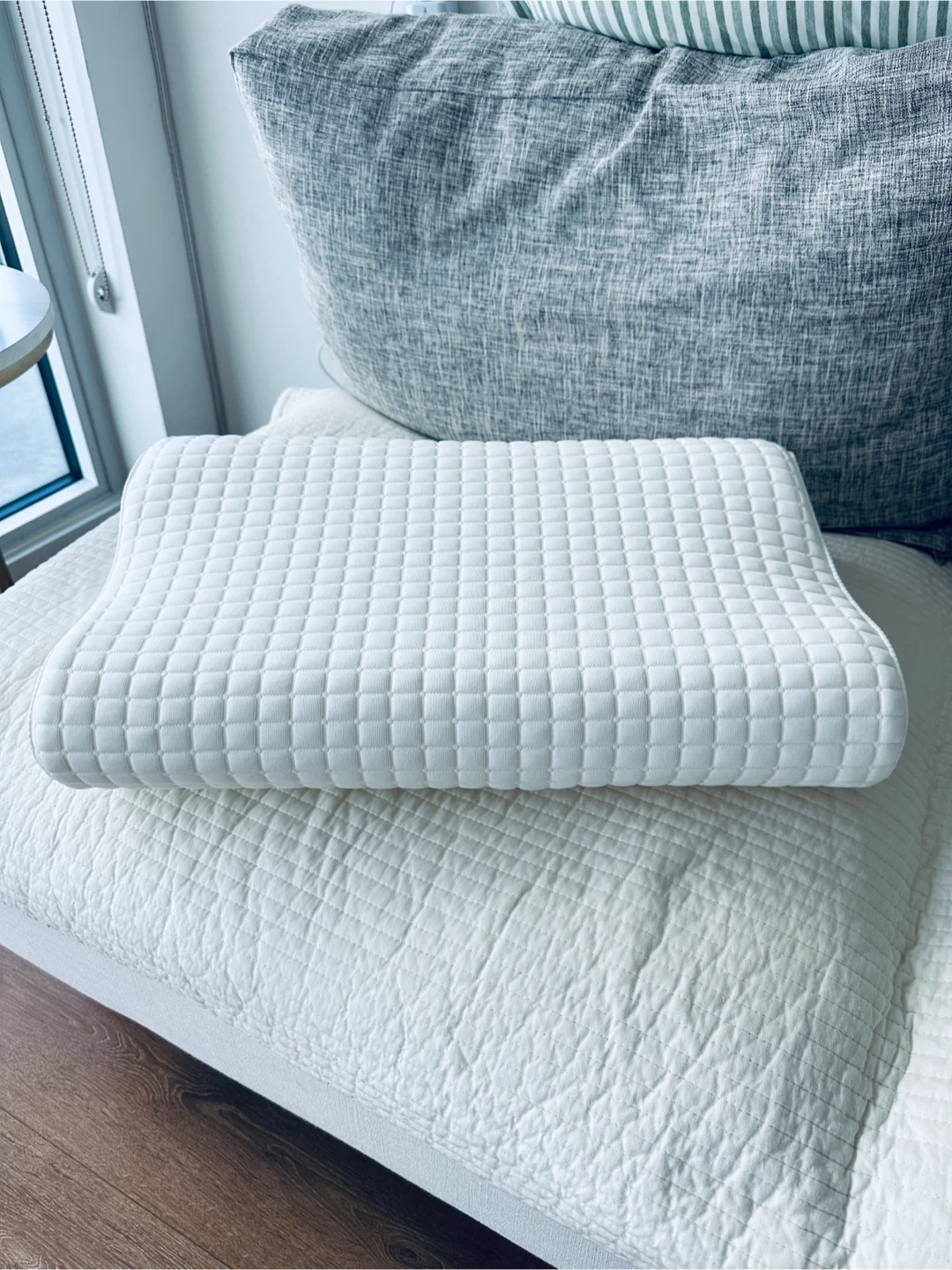 🥕 Ikea ROSENSKÄRM Ergonomic pillow, side/back sleeper, 33x50 cm - photo 4