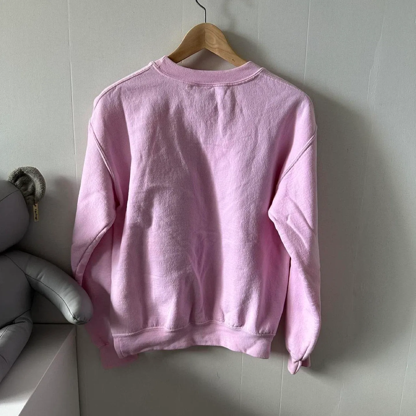 Pink crewneck sweatshirt with "Georgian Bay" graphic image indicator(5)