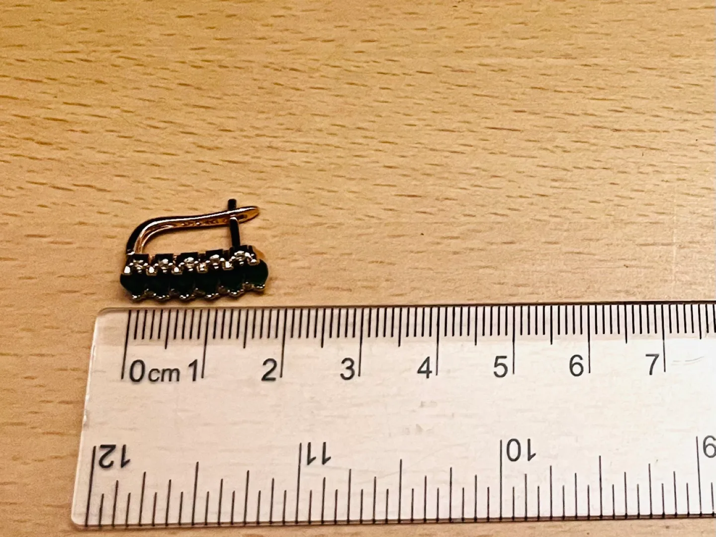 Emerald inspired Gold plated  Earrings image indicator(4)