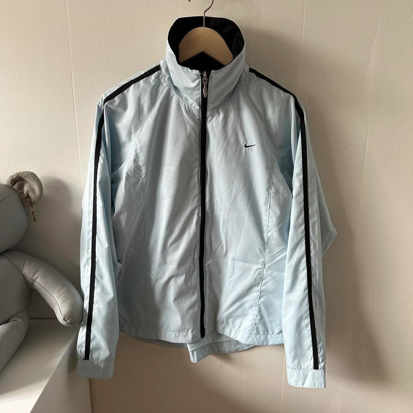 Nike blue windbreaker jacket - photo 4