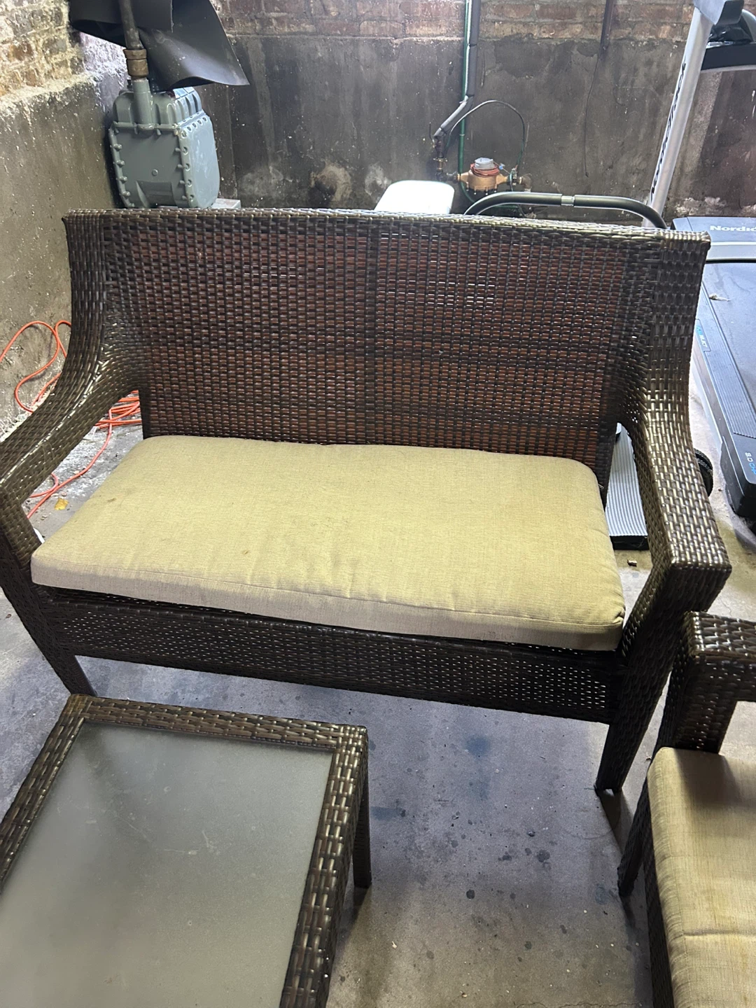 Wicker Patio Set - Loveseat, Chairs, Tables - photo 4