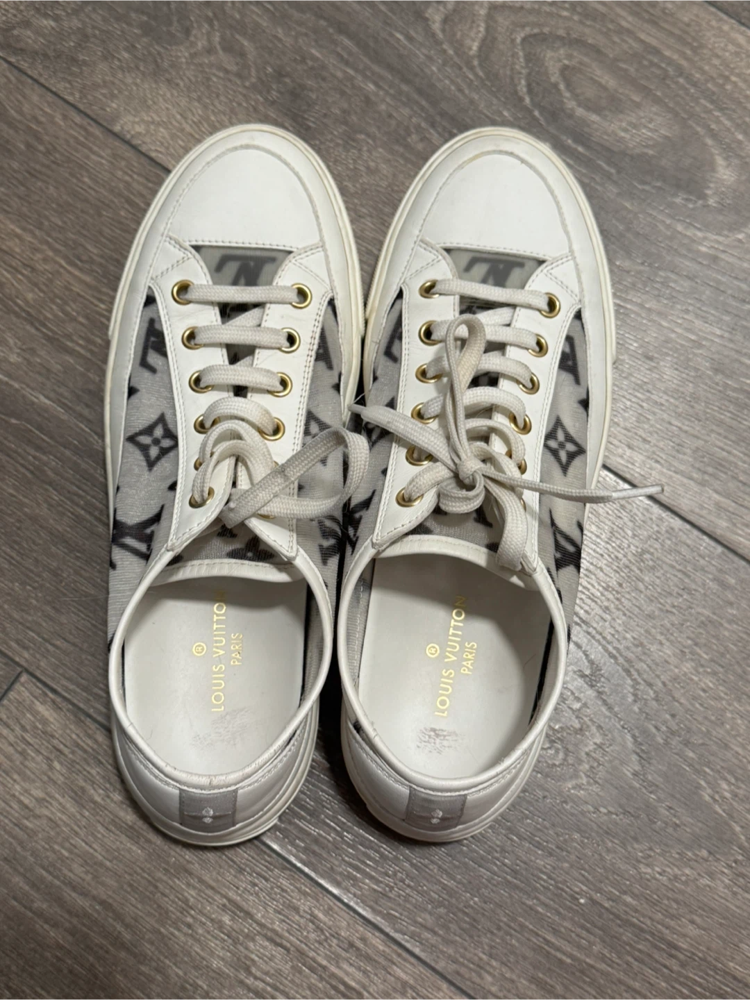 Louis Vuitton White Mesh Sneakers (Authentic!)