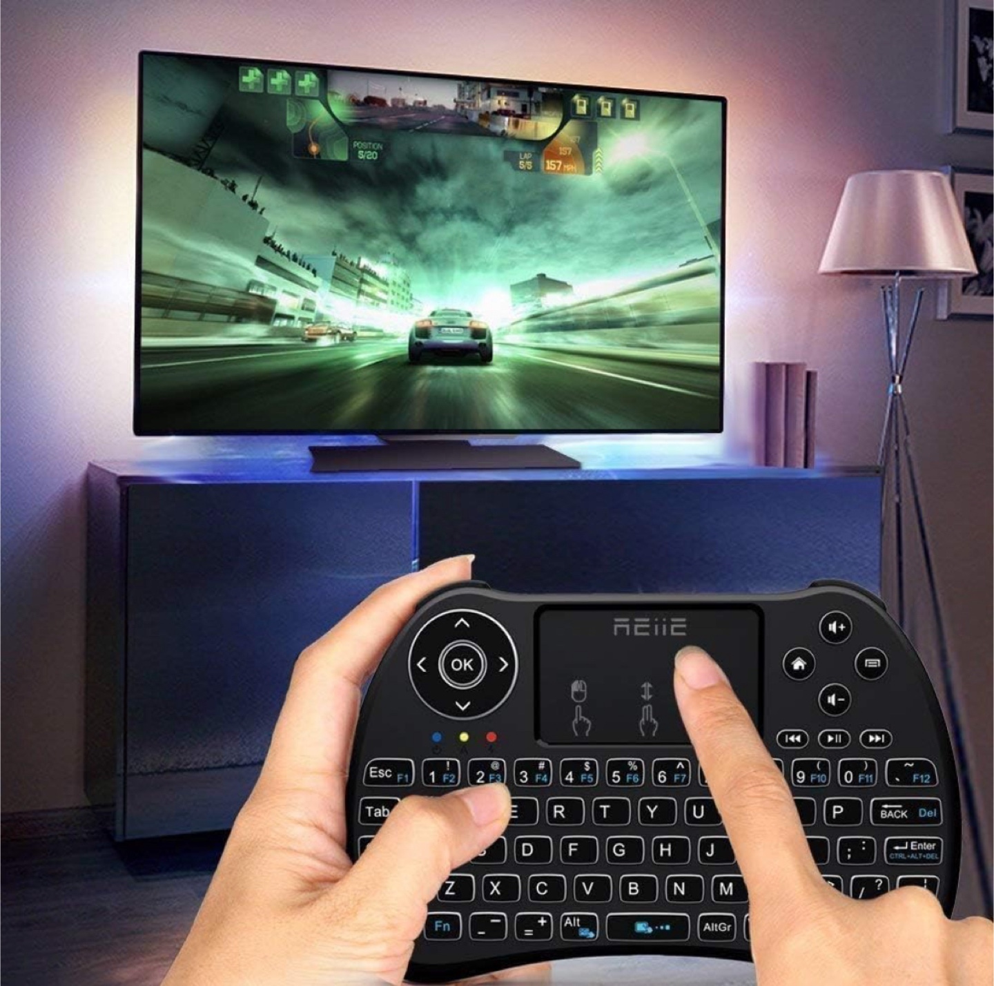 Mini Wireless Keyboard with Touchpad - photo 5