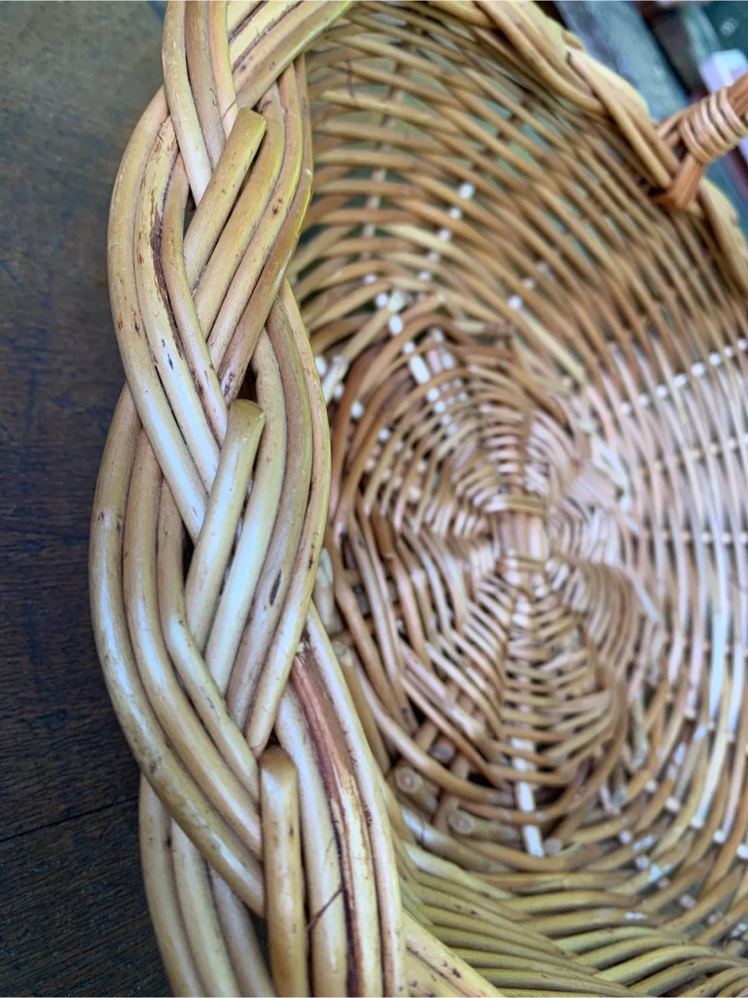 Wicker Basket with Handle🥕 image indicator(7)