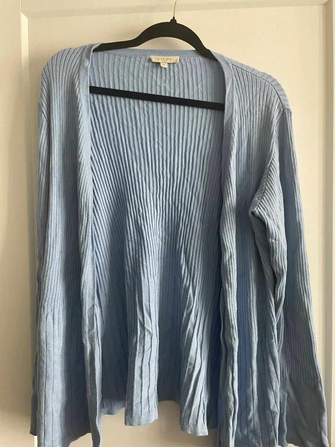 Laura Plus Size X Blue Cardigan image indicator(2)