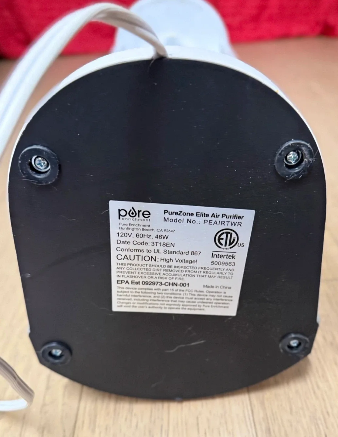 Pure Enrichment PureZone Air Purifier image indicator(6)