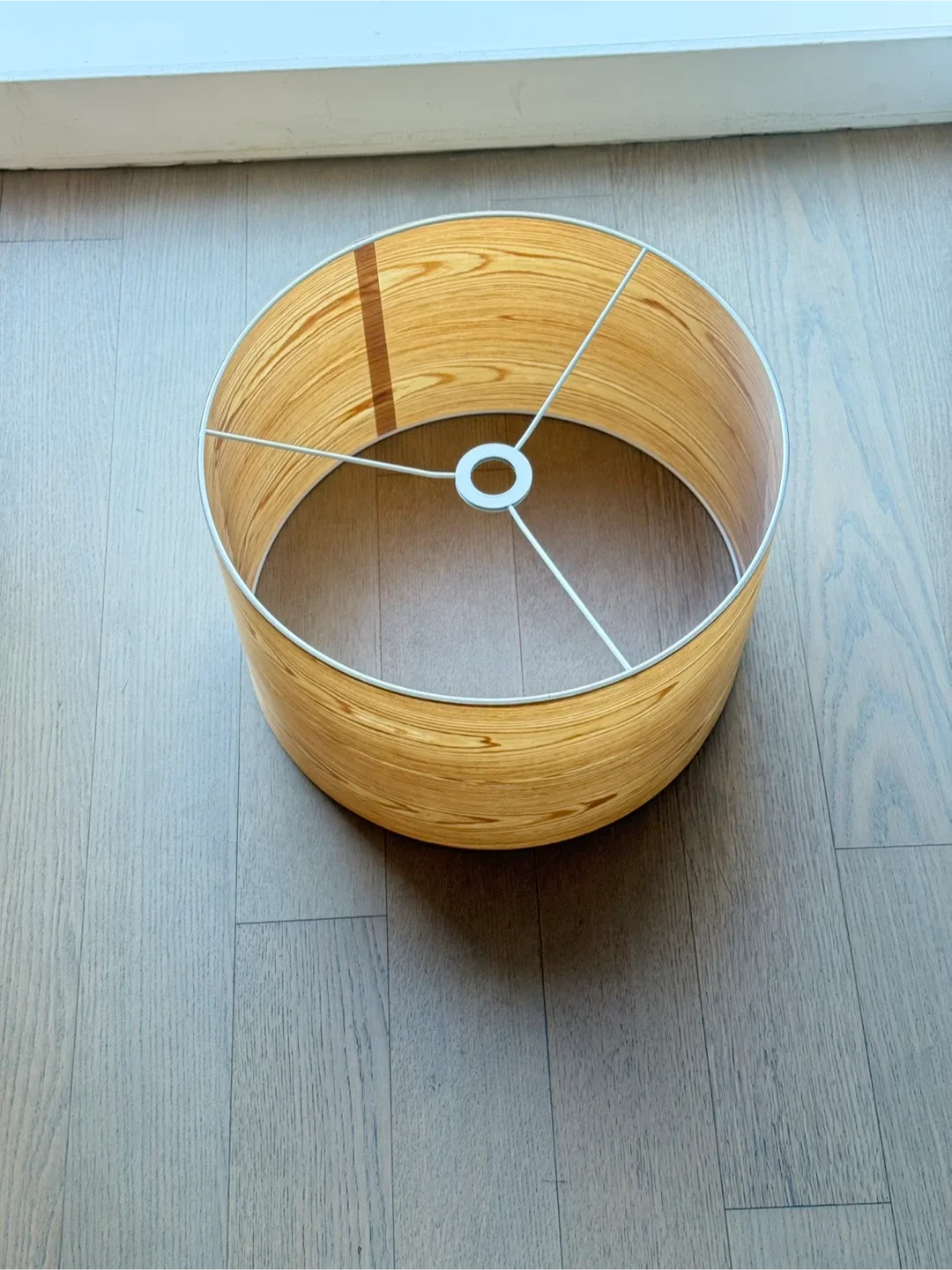 Real Wood Grain Lamp Shade 20”D x 12”H image indicator(5)