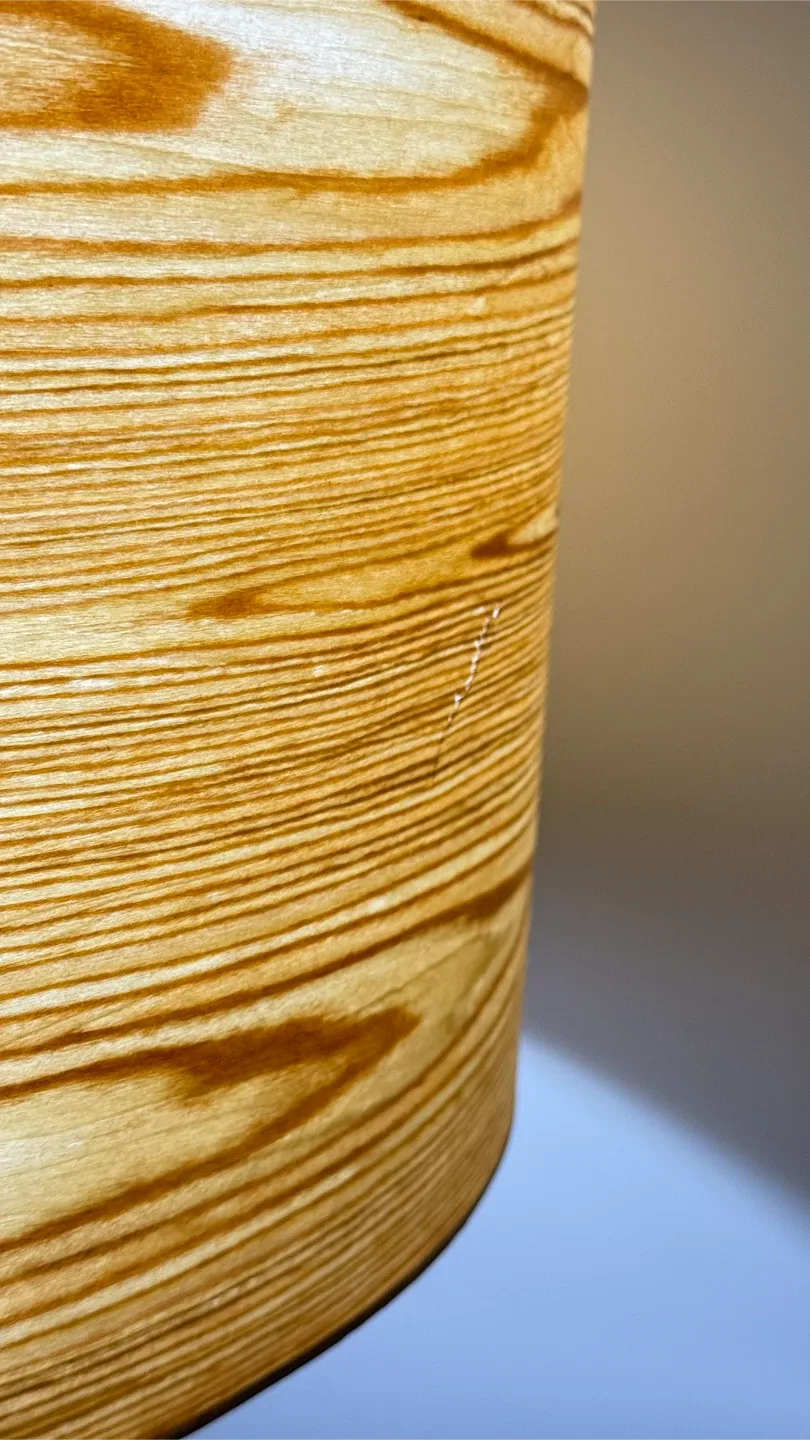 Real Wood Grain Lamp Shade 20”D x 12”H image indicator(8)