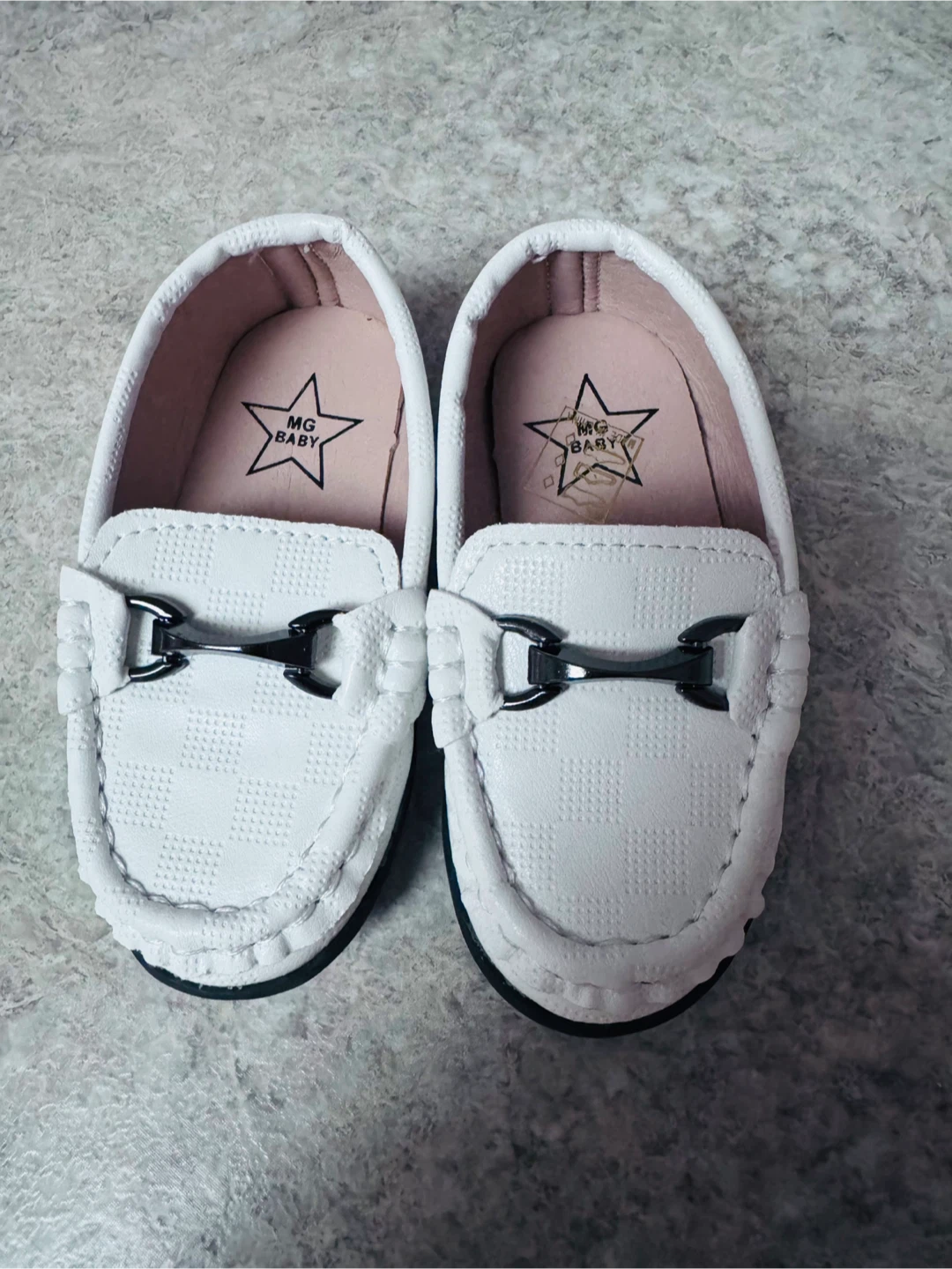 MG Baby White Loafers - Size 21