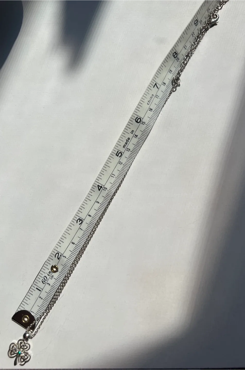 Silver Shamrock Pendant Necklace image indicator(3)