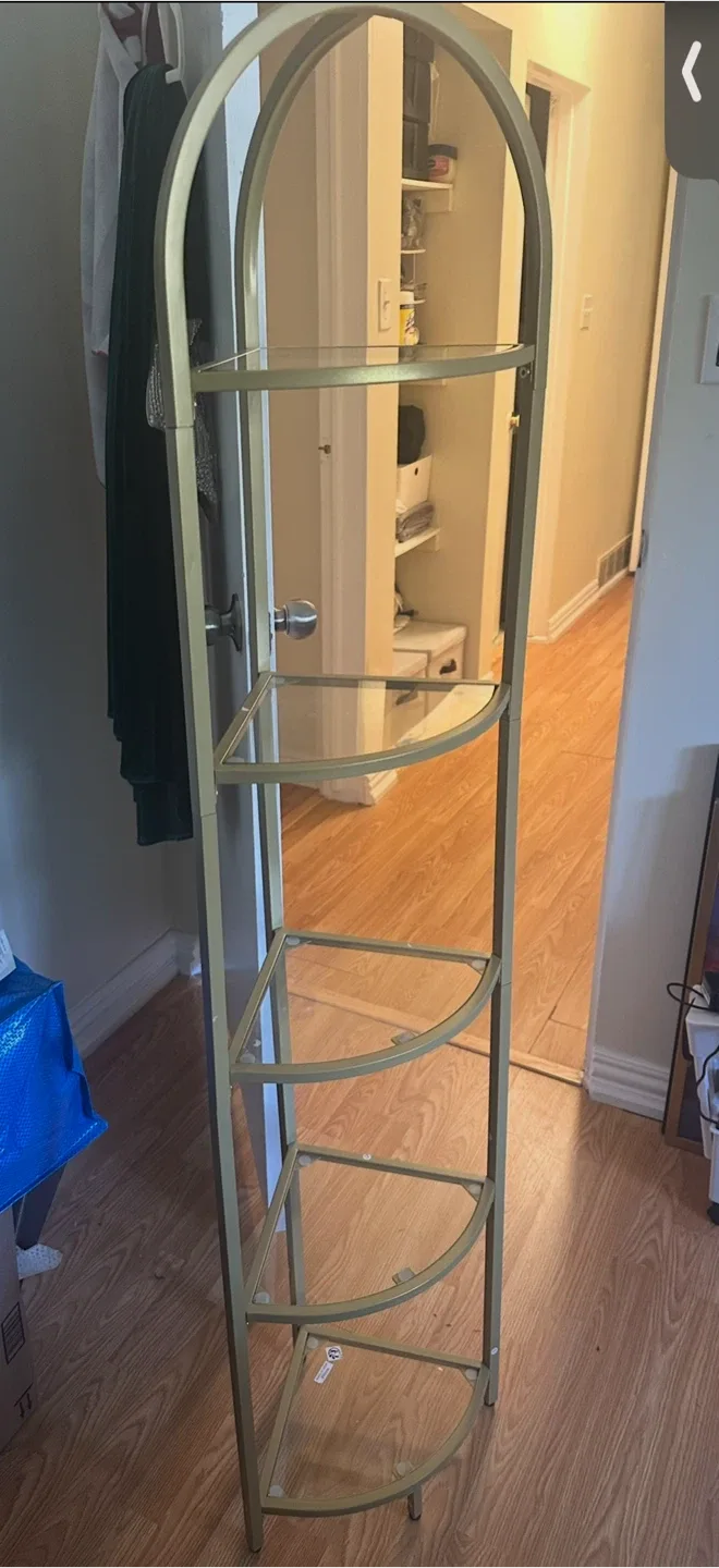 Gold Corner Shelf - Like New! thumbnail