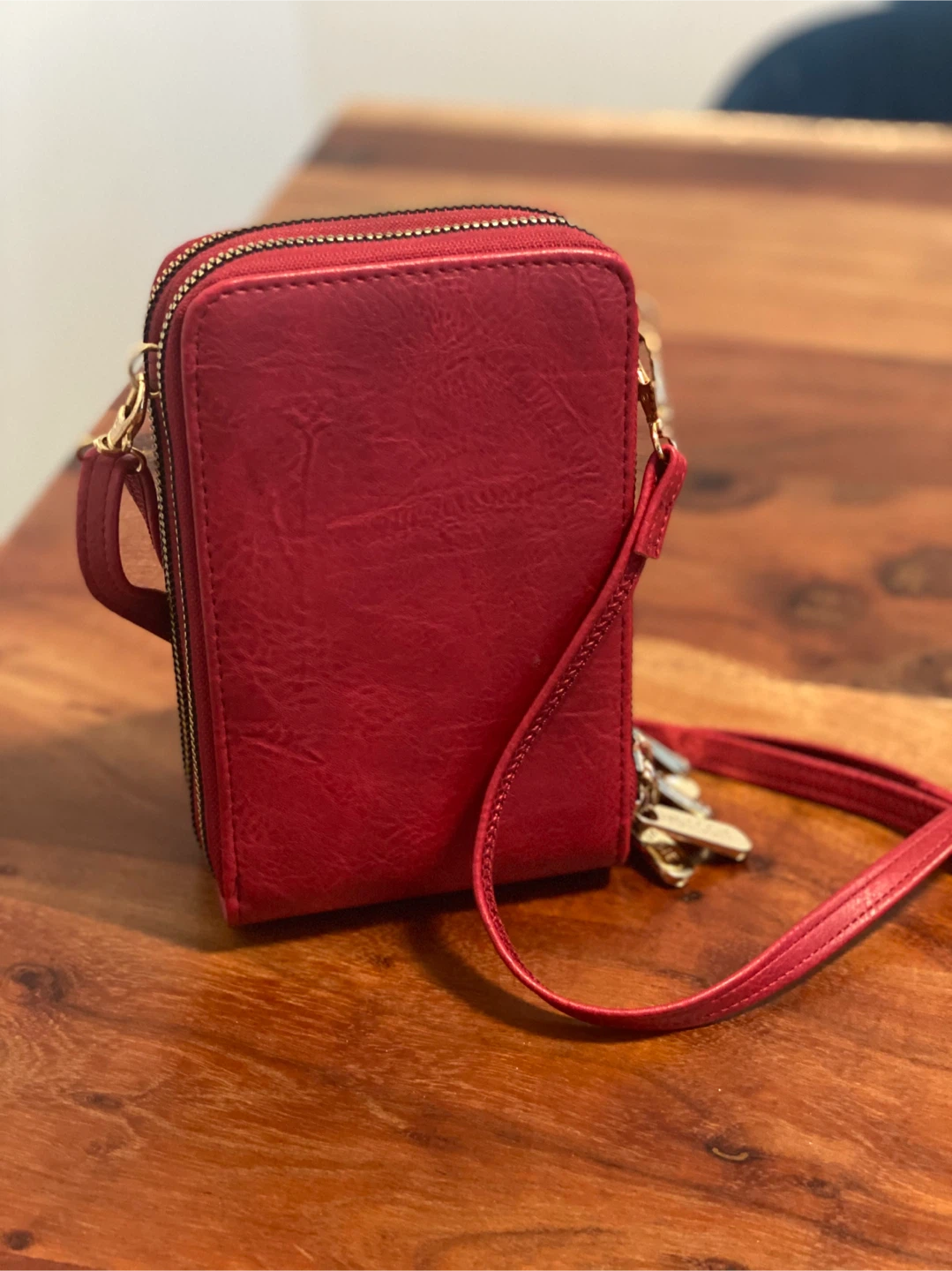 Bessie Red Crossbody Cell Phone Wallet - photo 2