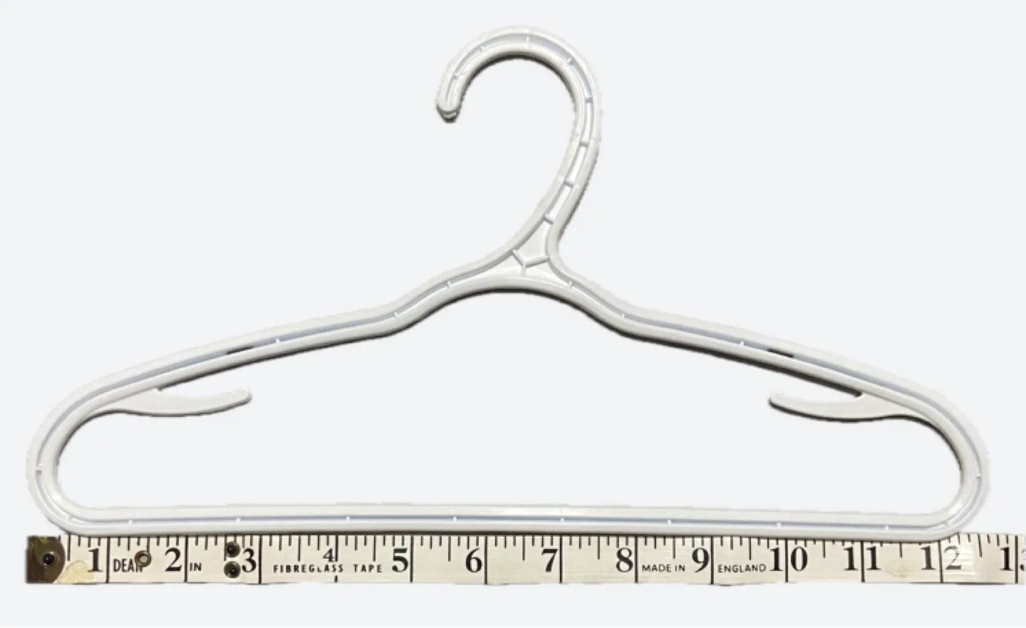 White Plastic Clothes Hangers thumbnail