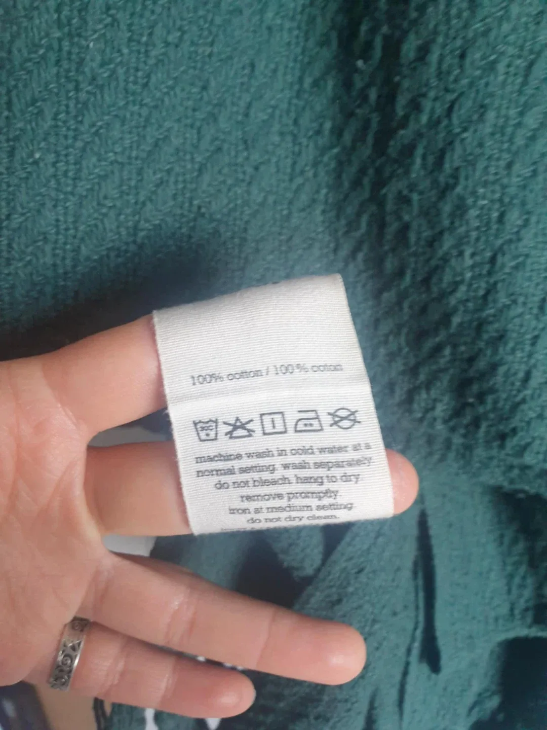 Kode Eco Green Cotton Throw Blanket image indicator(2)