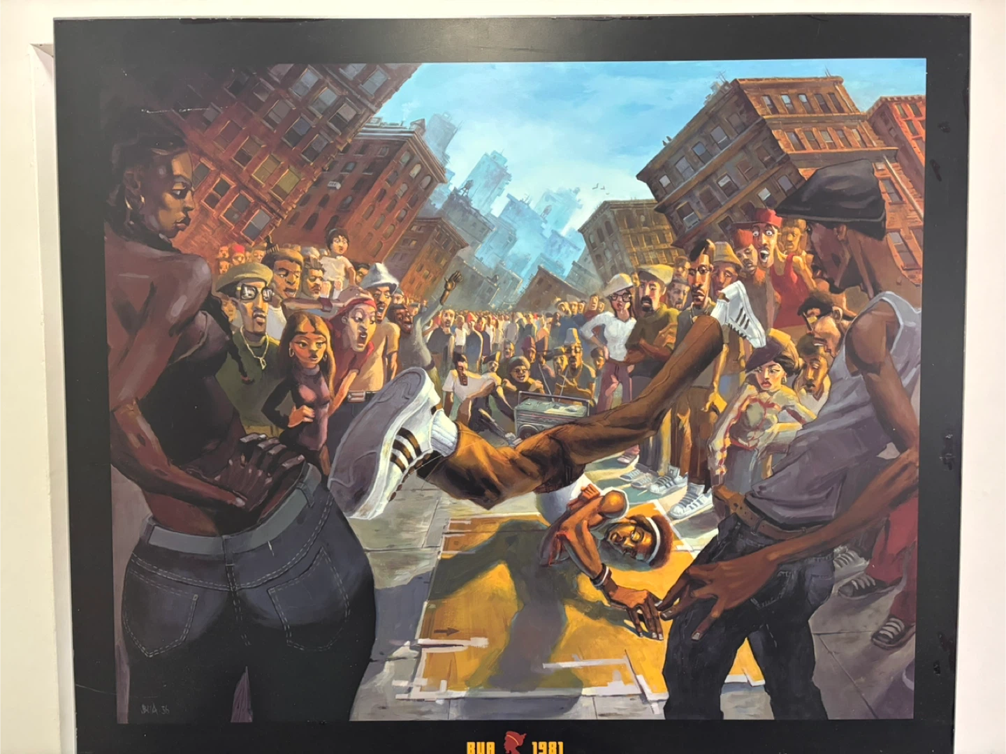 Run 1981 Framed Poster