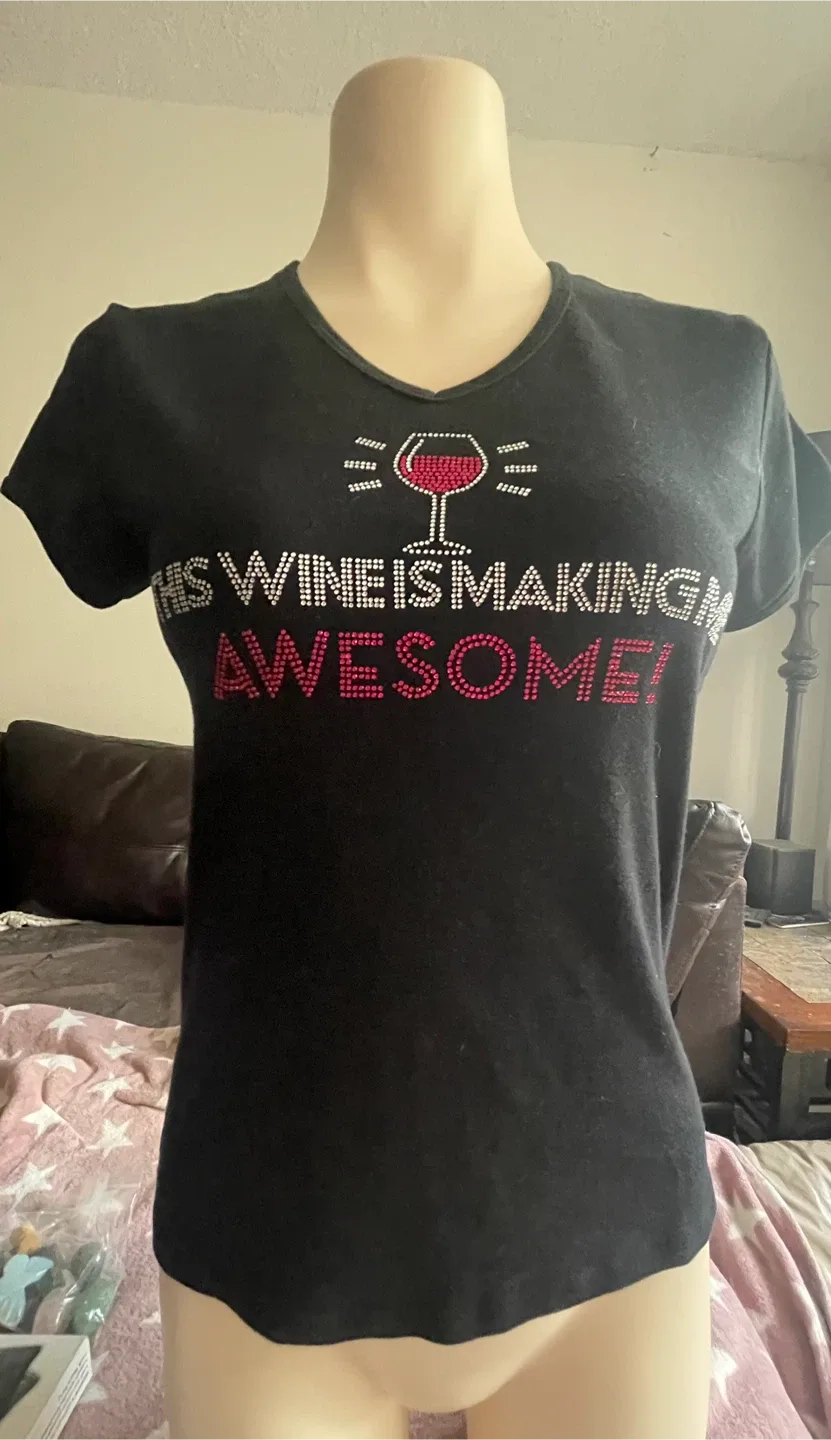 Chris's Stuff Black T-Shirt - Size Medium thumbnail