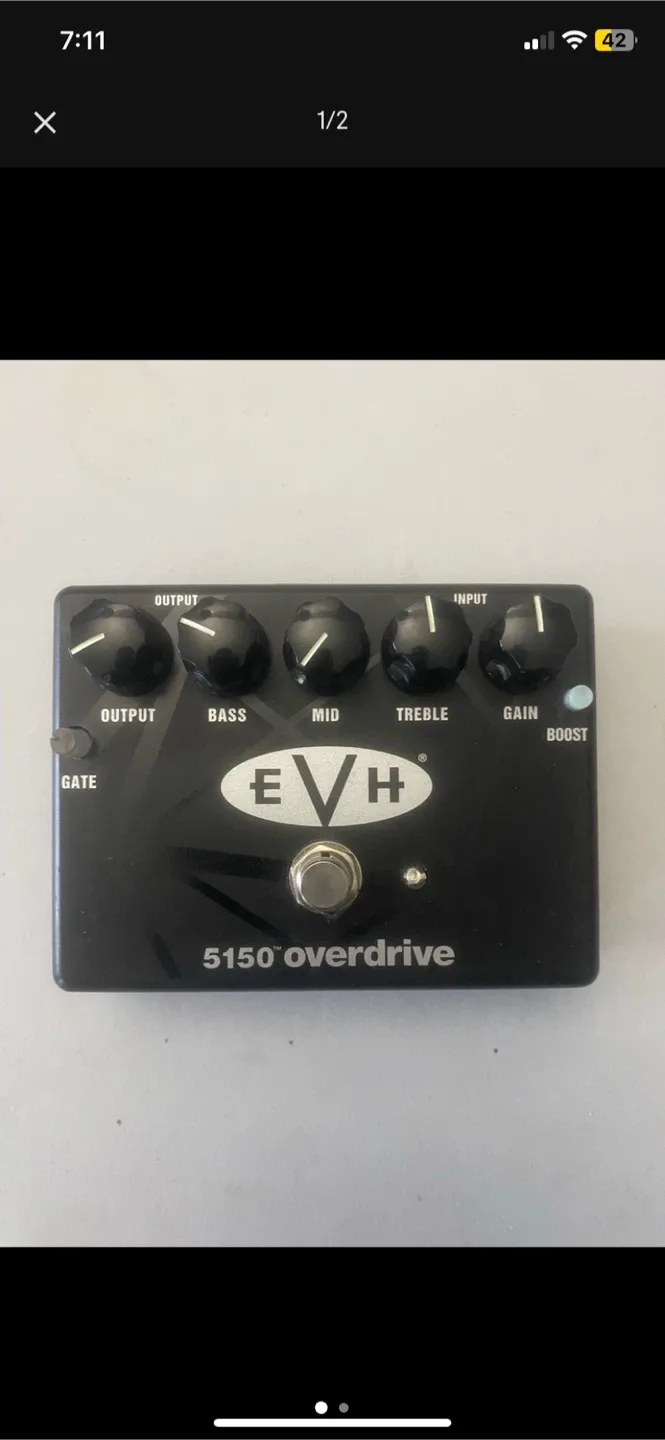 EVH 5150 Overdrive Guitar Effects Pedal thumbnail