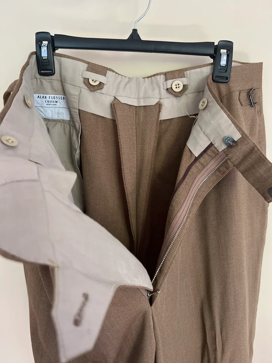Alan Flusser Custom Brown Pants image indicator(6)