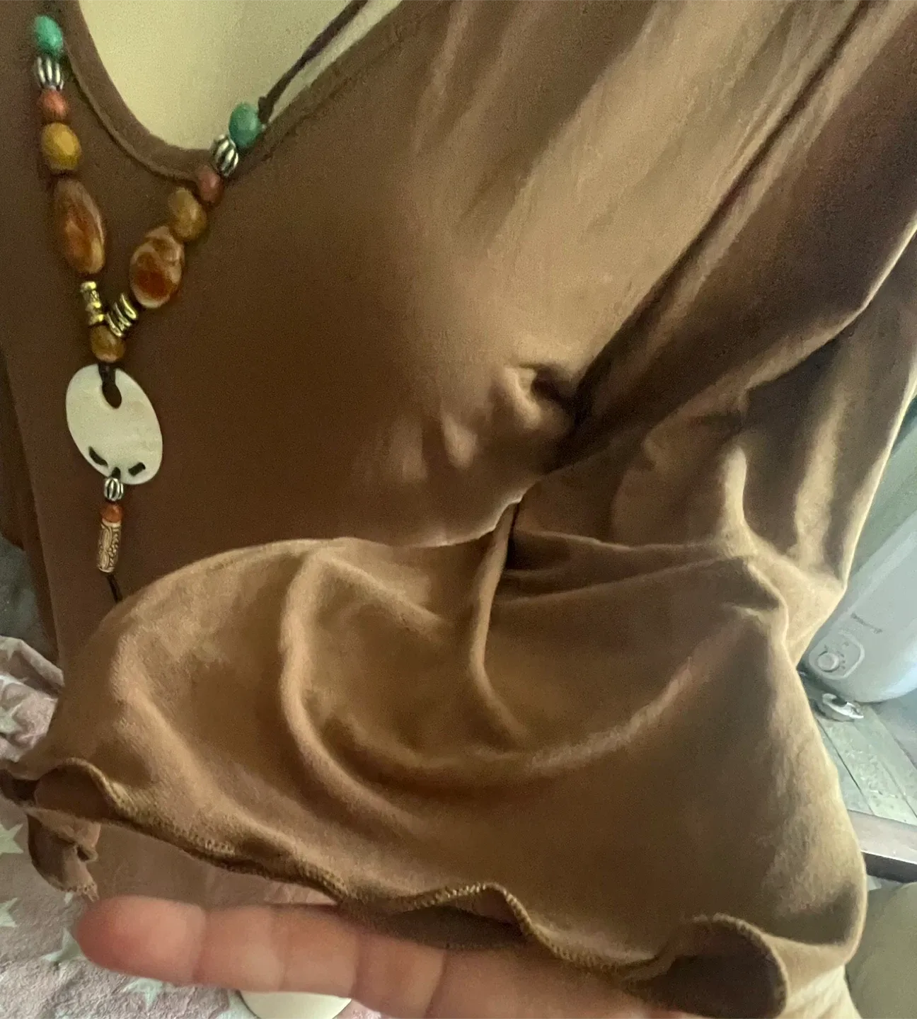 Daniel Laurent Brown Long Sleeve Top image indicator(3)