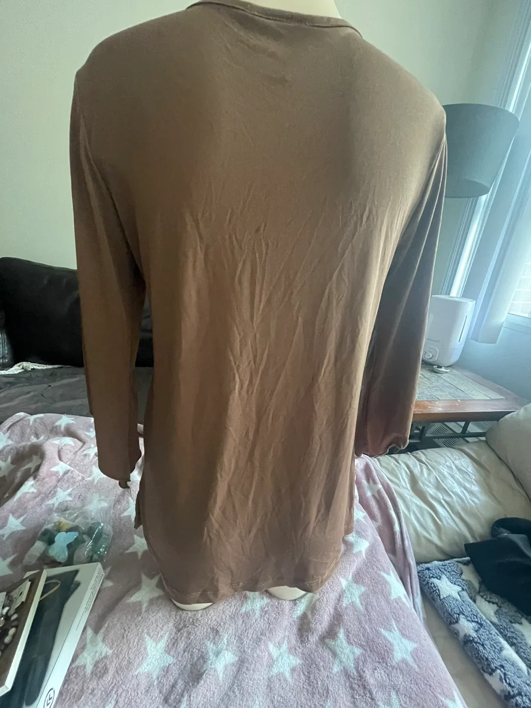 Daniel Laurent Brown Long Sleeve Top image indicator(7)