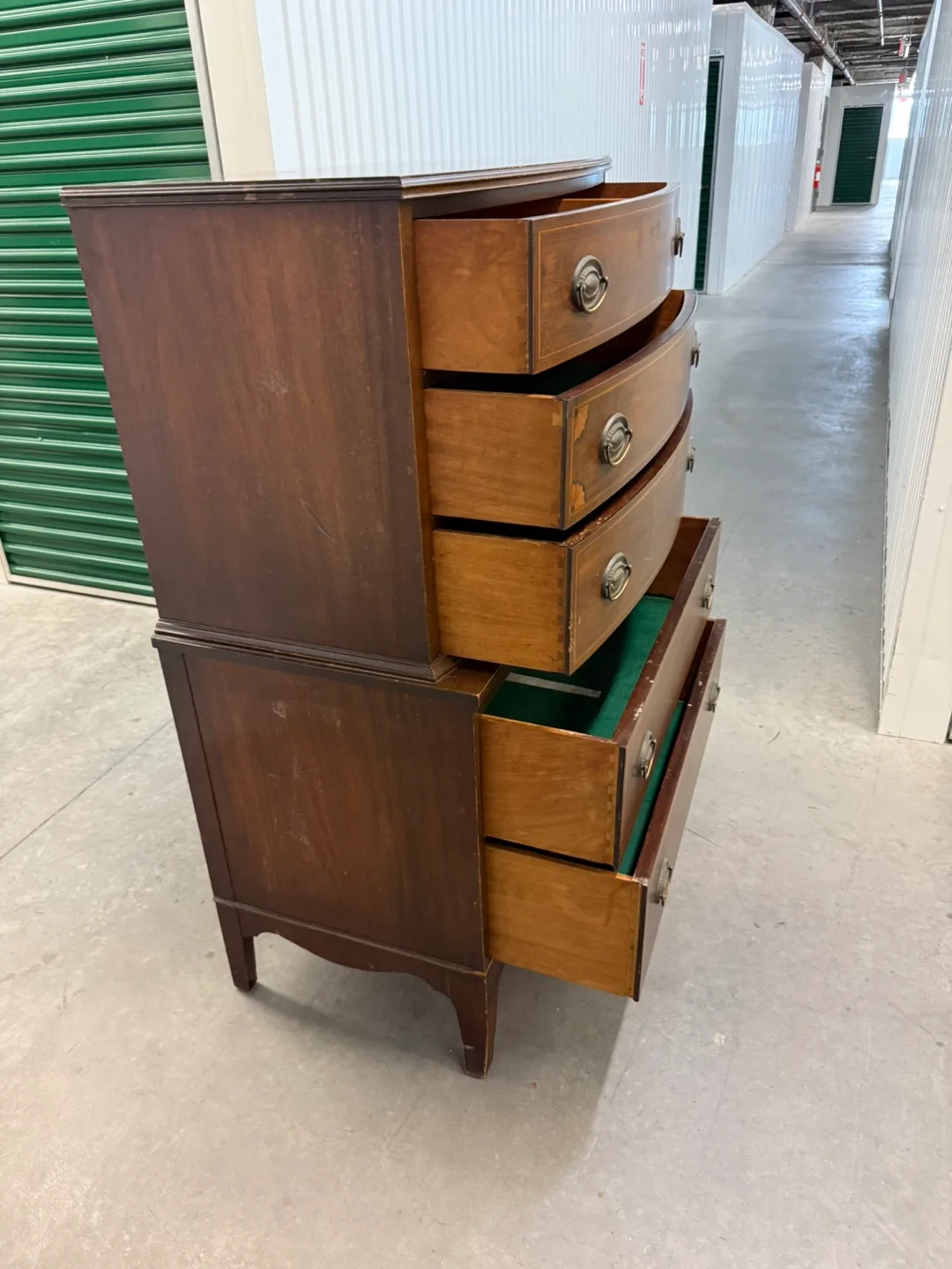 Vintage Wooden Chest of Drawers image indicator(6)