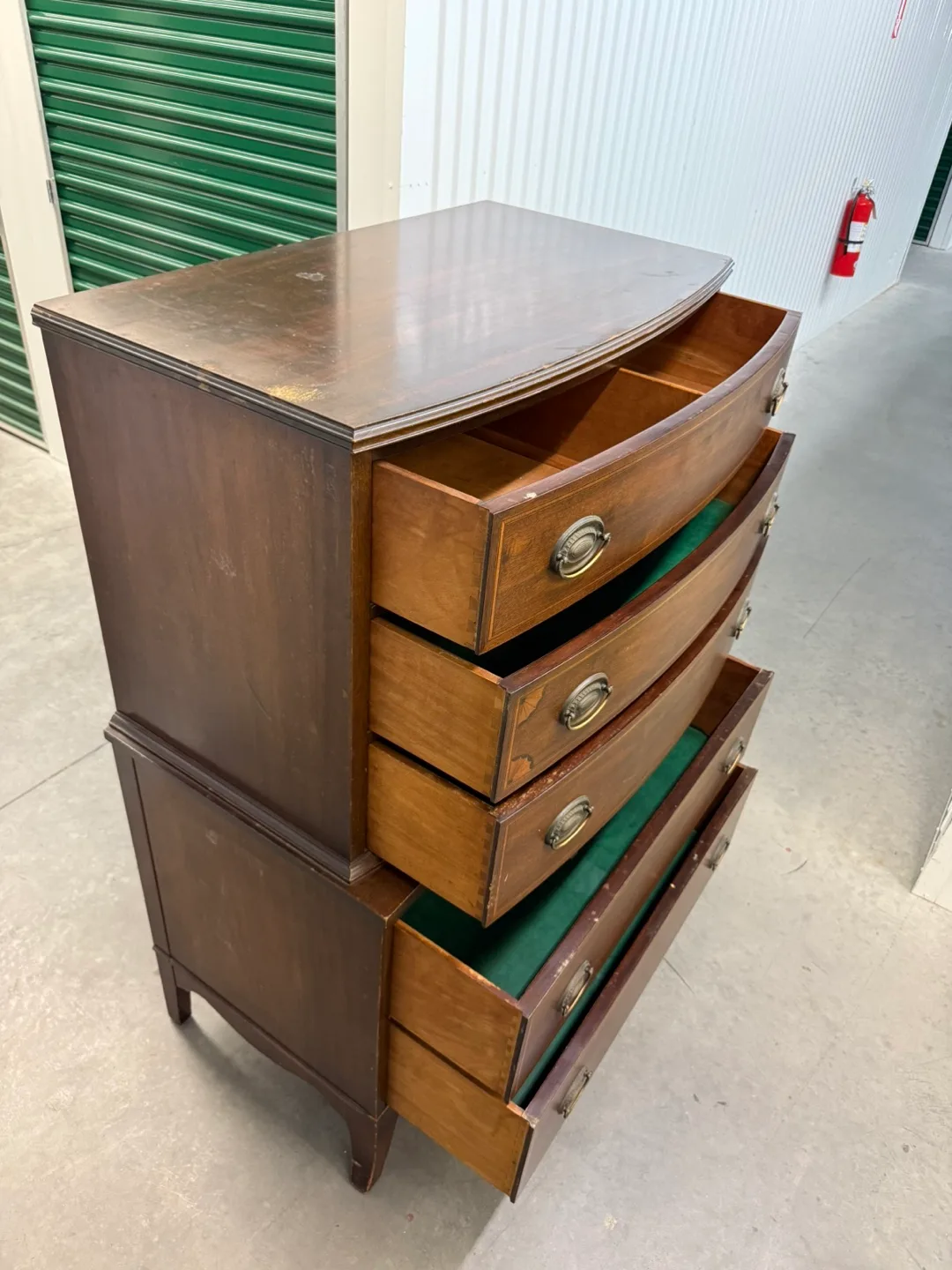 Vintage Wooden Chest of Drawers image indicator(5)