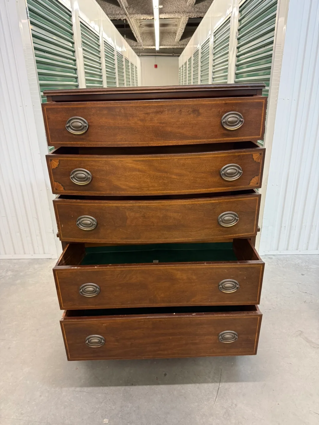 Vintage Wooden Chest of Drawers image indicator(4)