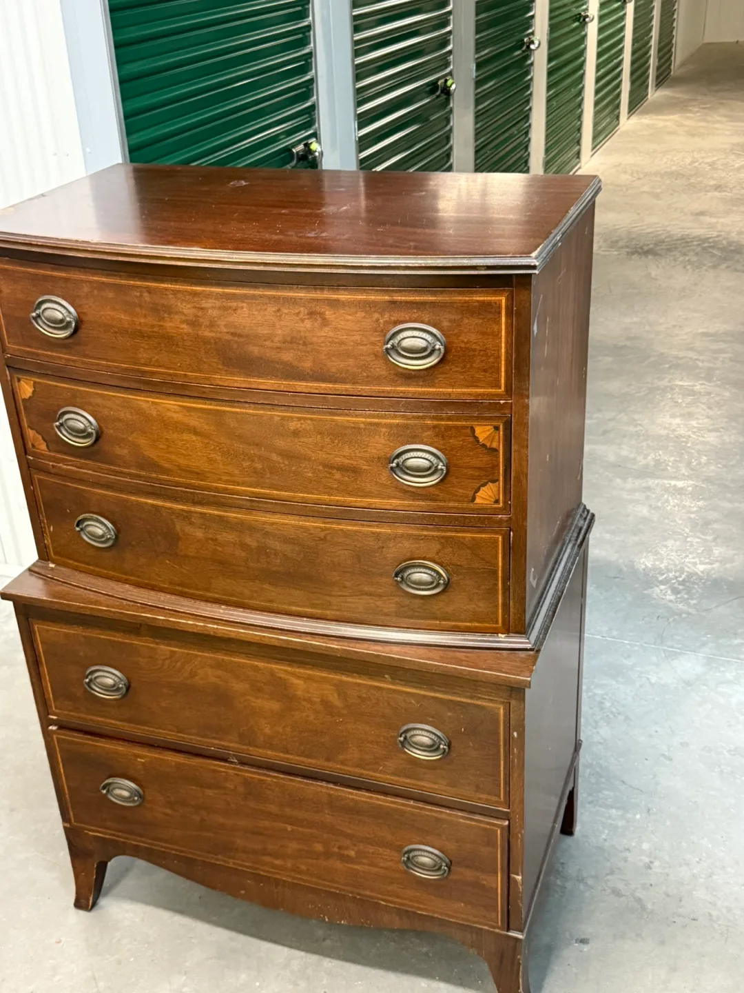 Vintage Wooden Chest of Drawers image indicator(2)