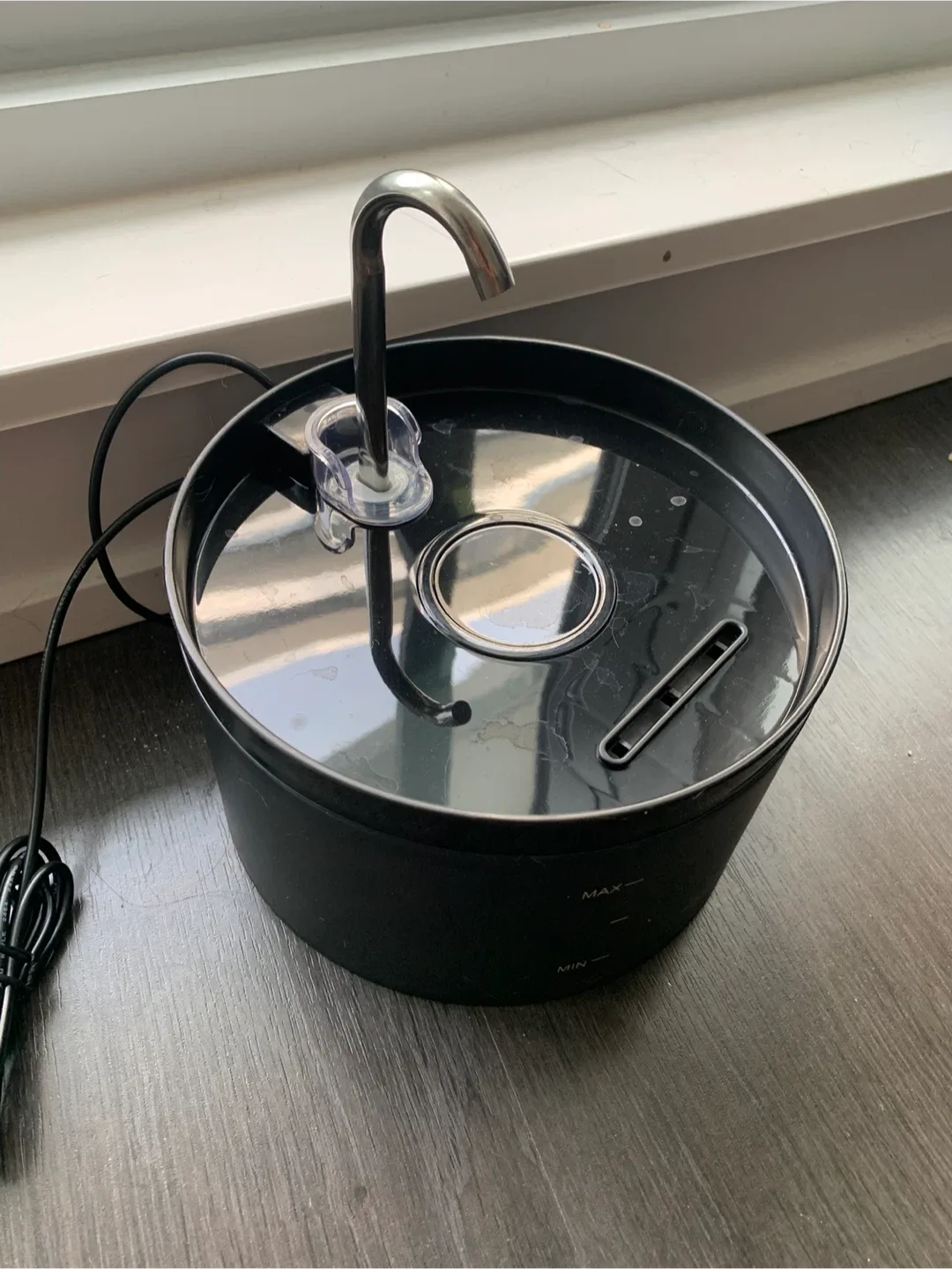 Black Pet Water Fountain