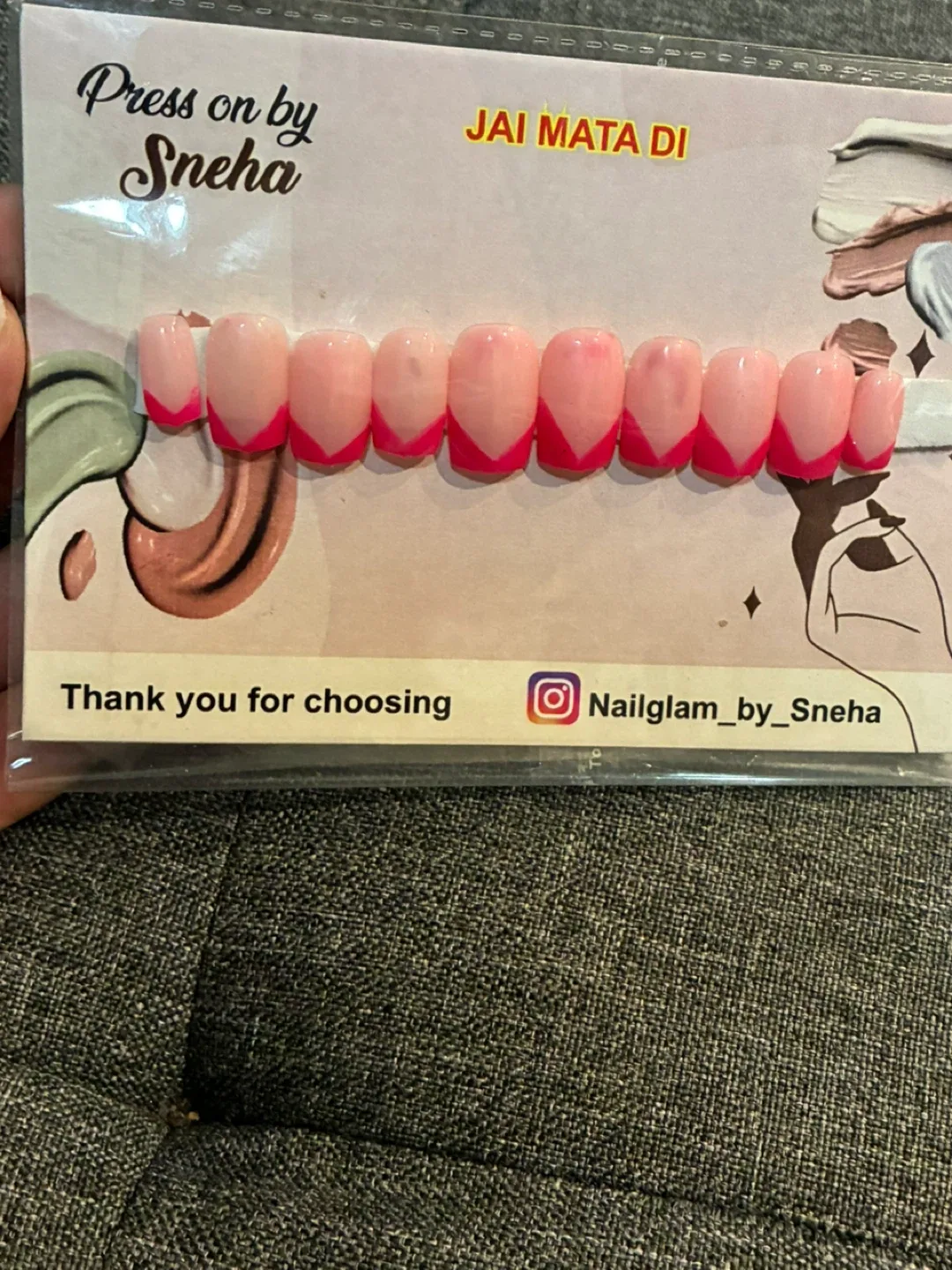 Press on by Sneha Nail Set image indicator(2)