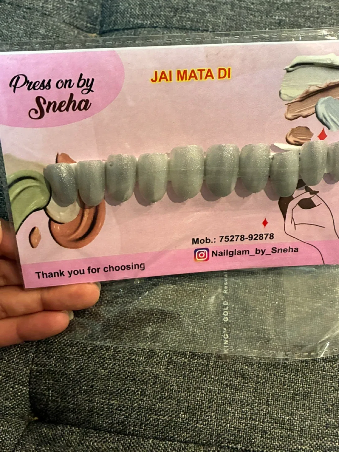 Press on by Sneha Nail Set image indicator(7)