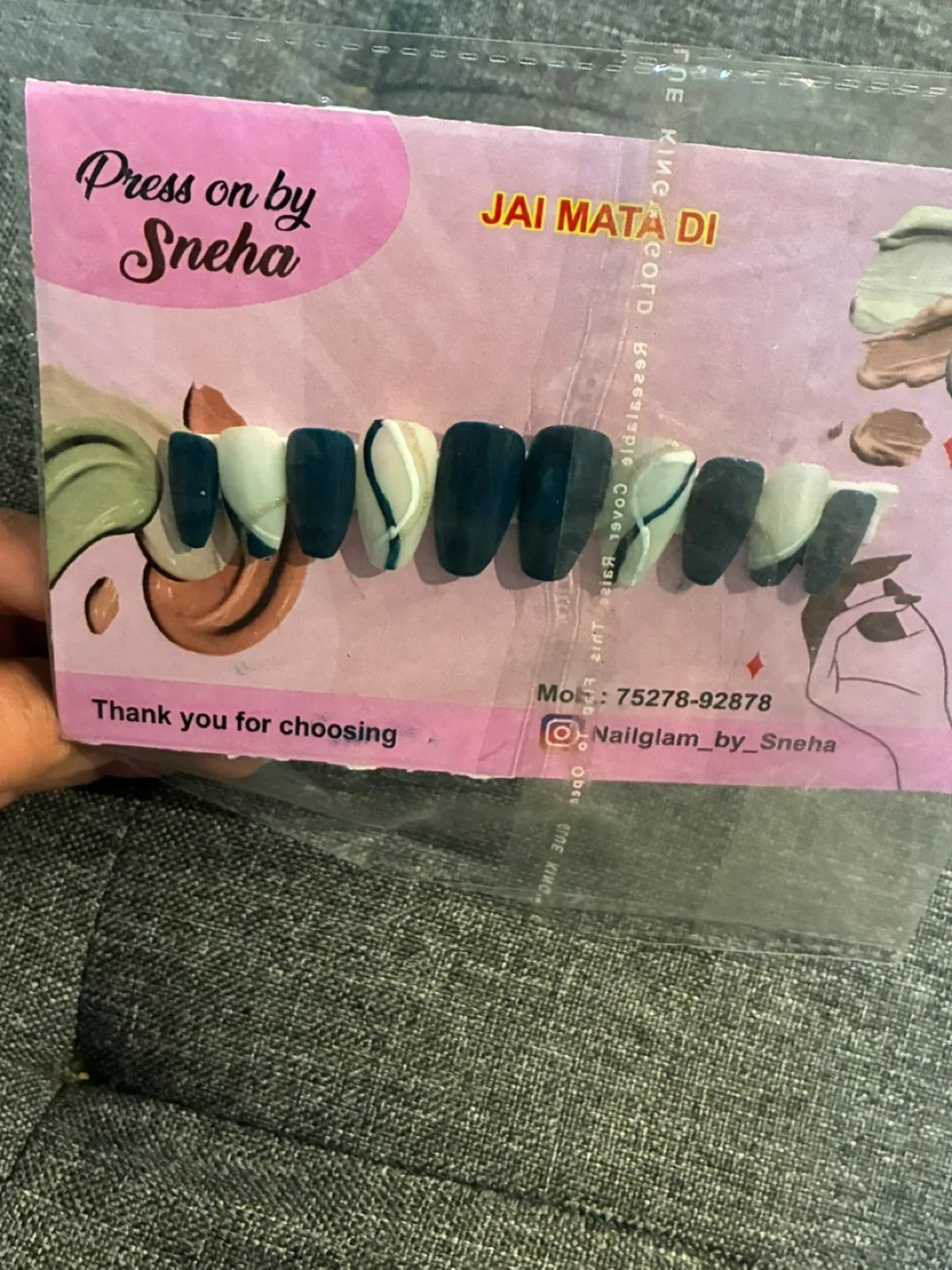 Press on by Sneha Nail Set image indicator(9)