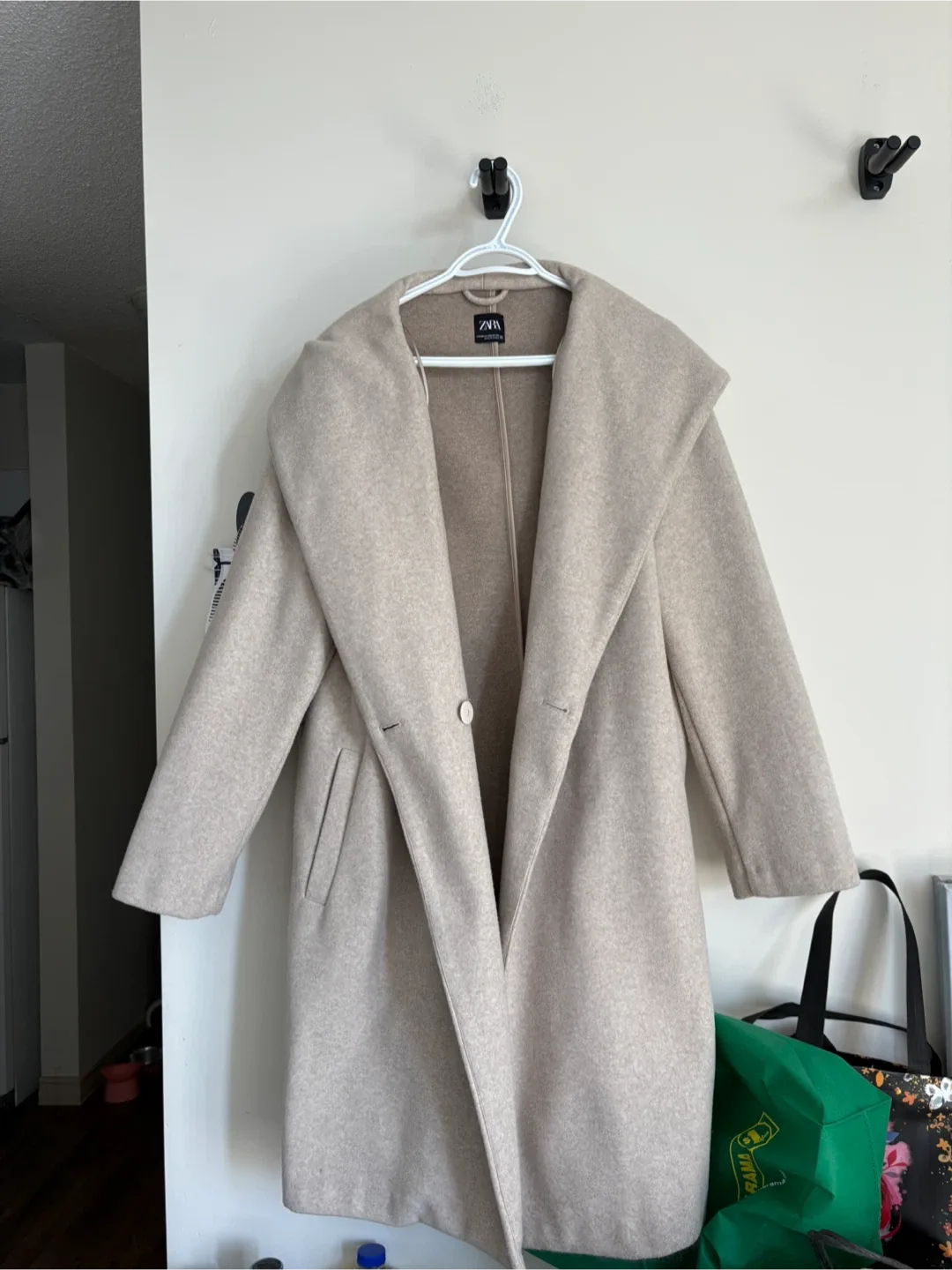 Zara Wool Blend Coat thumbnail