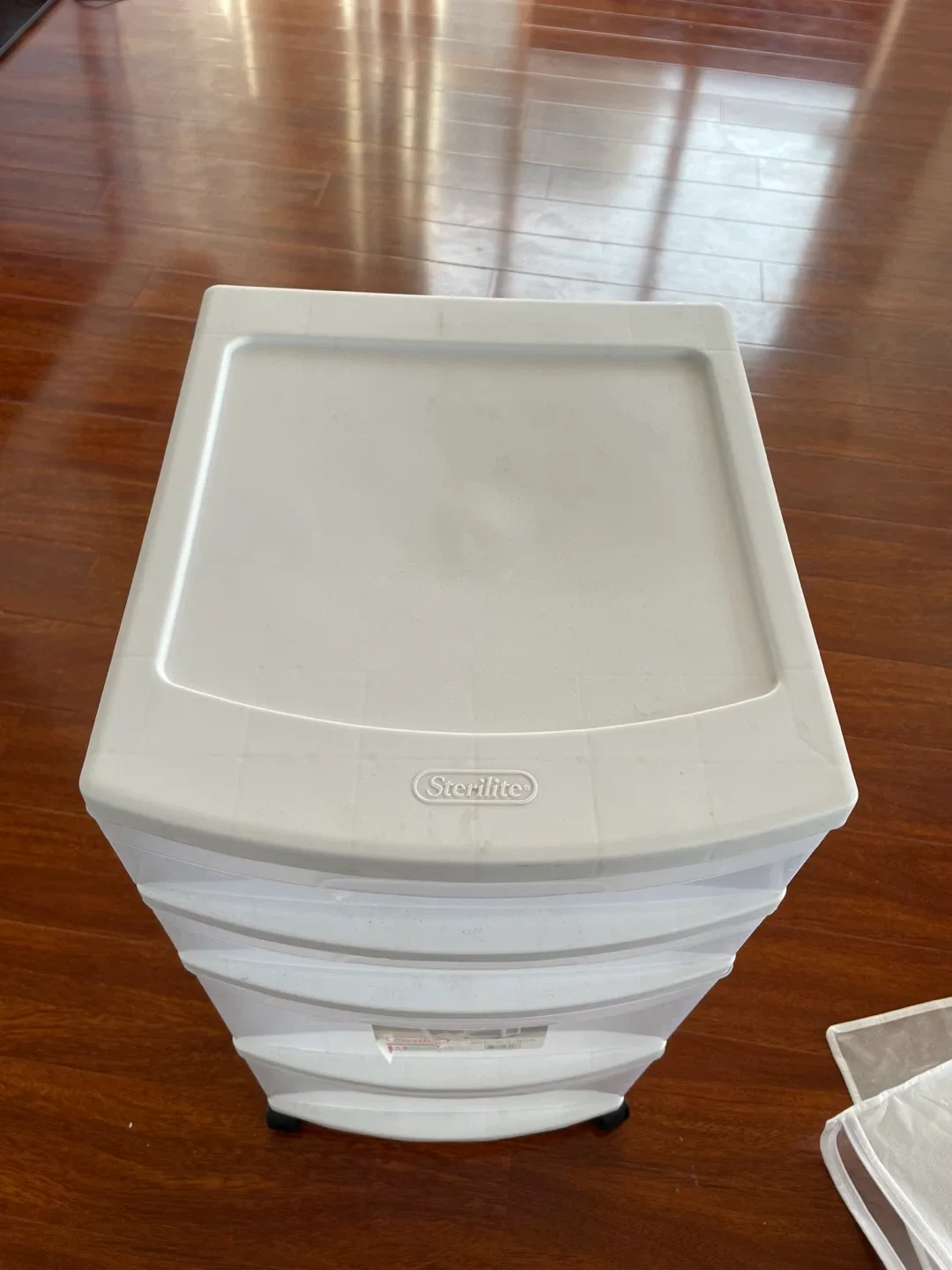 Sterilite 4 Drawer Wide Cart - White image indicator(3)