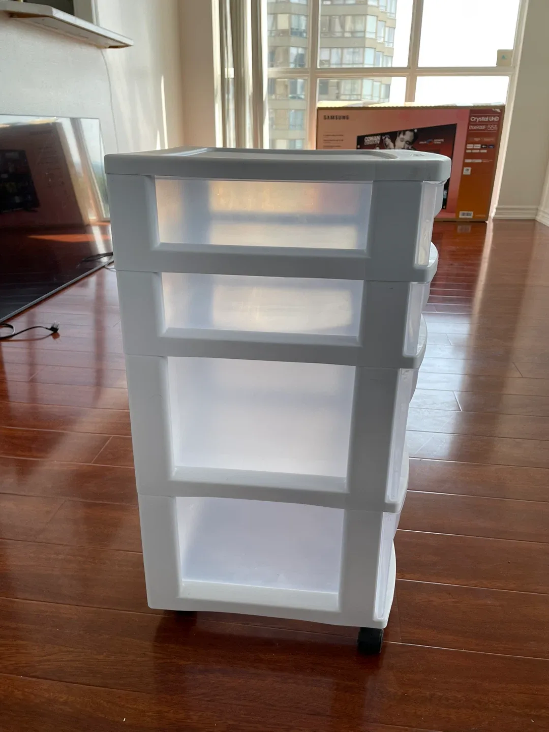 Sterilite 4 Drawer Wide Cart - White image indicator(2)