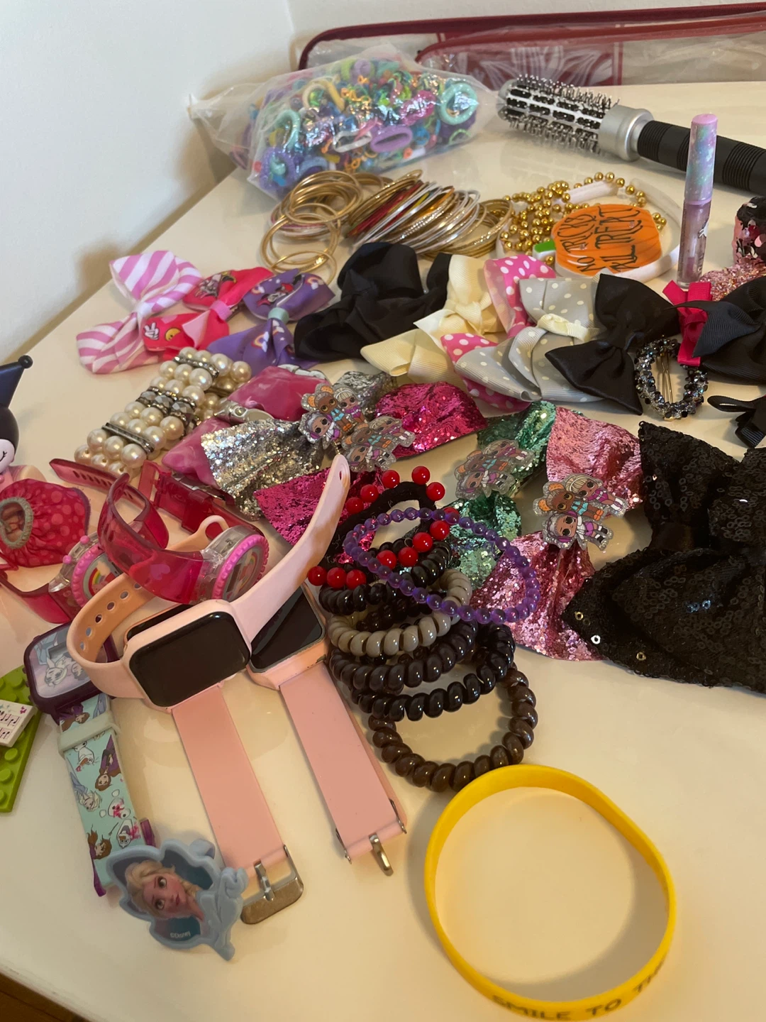 Kids' Hair Accessories, Bracelets, Watches - Bundle