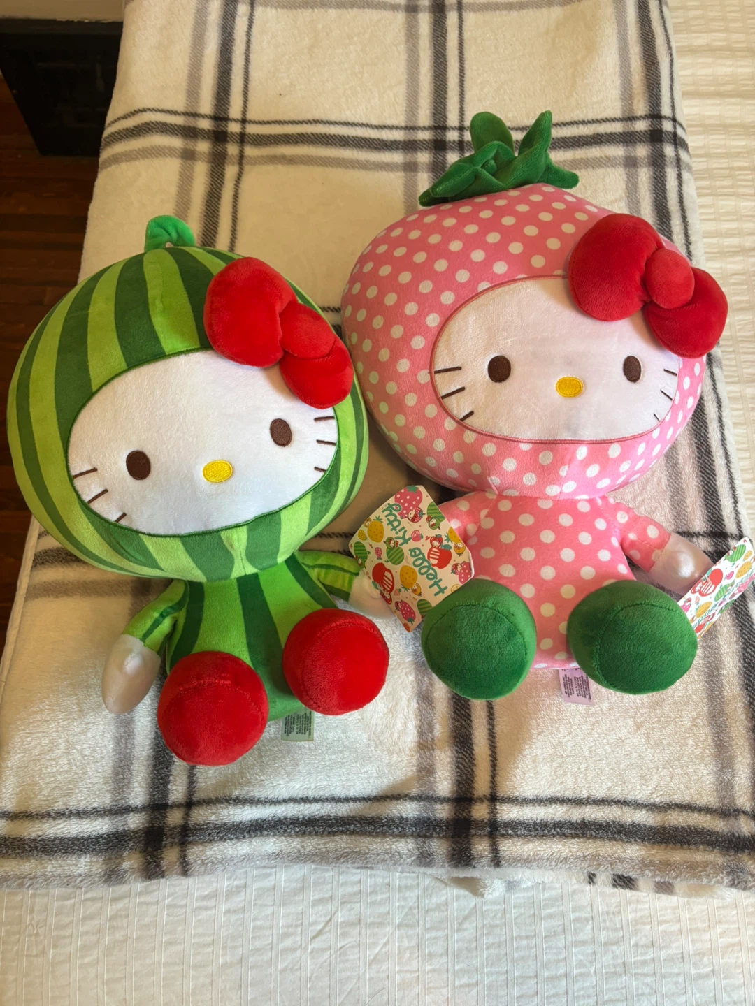 Hello Kitty Watermelon & Strawberry Plush
